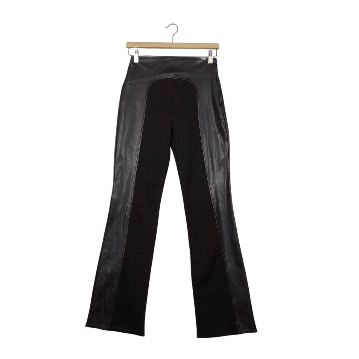 Genuine Leather 📌Vintage Runway Soft Leather Pants Morgan Japan Size US 26 / EU 42 - 2 Thumbnail
