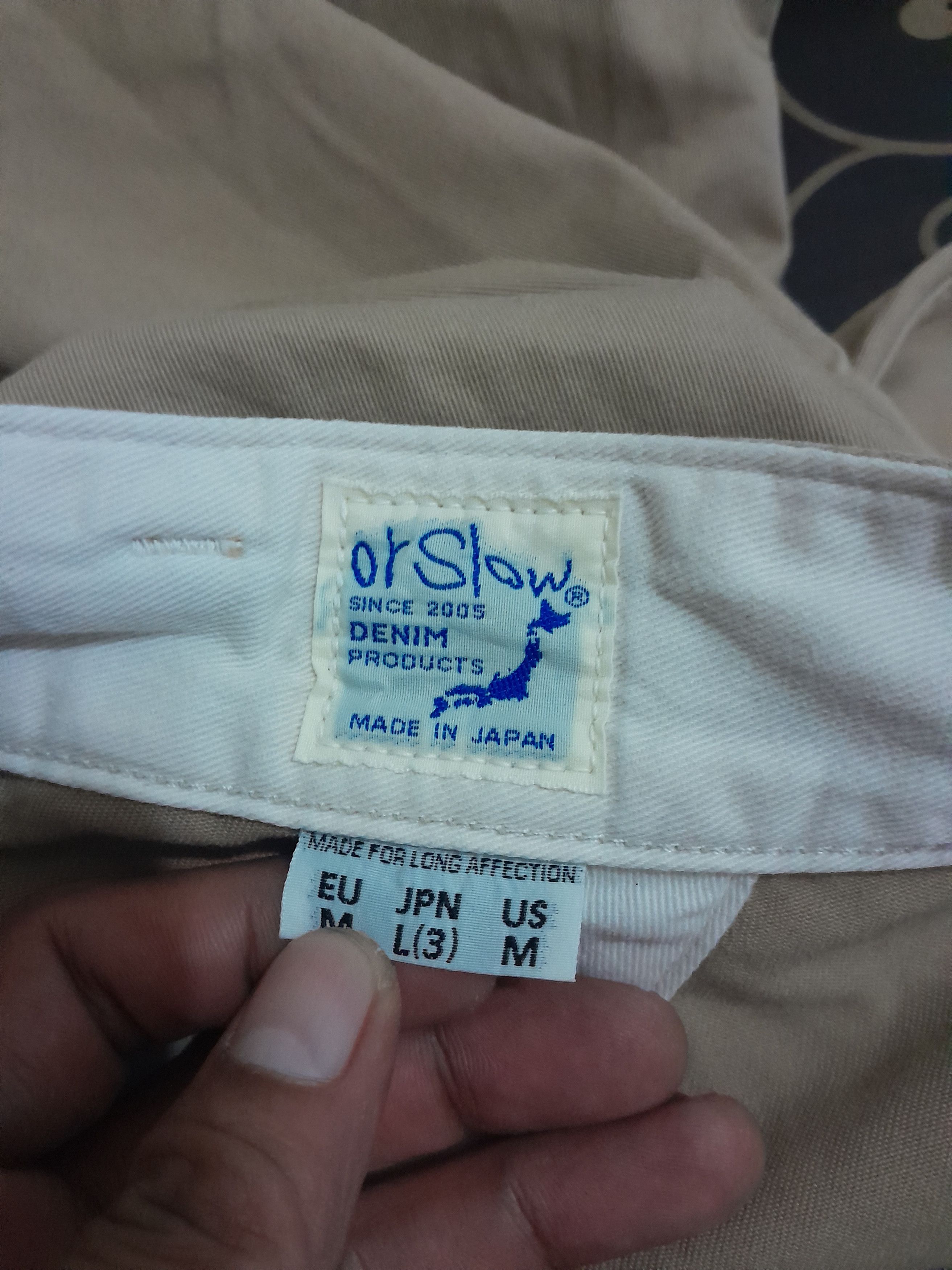 Japanese Brand Orslow 1 tuck pleated cropped pants Size US 32 / EU 48 - 4 Thumbnail