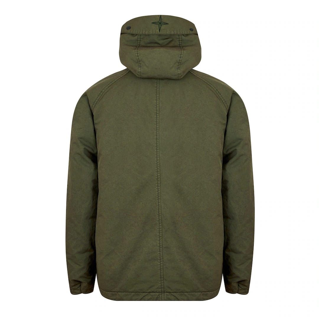 Stone Island o1g2r1mq0526 Canvas Down Hooded Long Sleeve Field Jacket Size US L / EU 52-54 / 3 - 2 Thumbnail