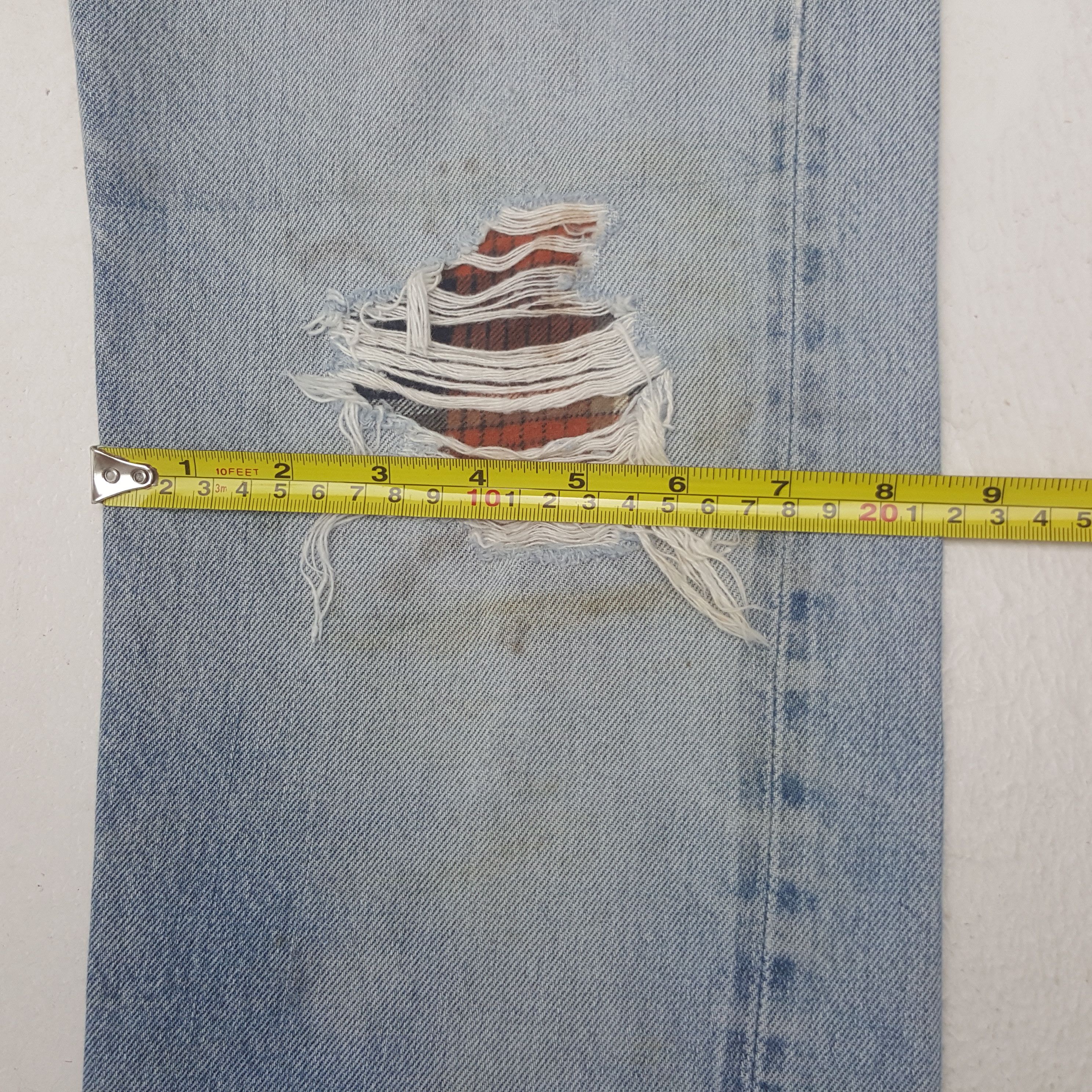 Levi's Vintage Levi's 501 Selvedge Grunge Denim Jeans C297N11 Size US 28 / EU 44 - 13 Thumbnail