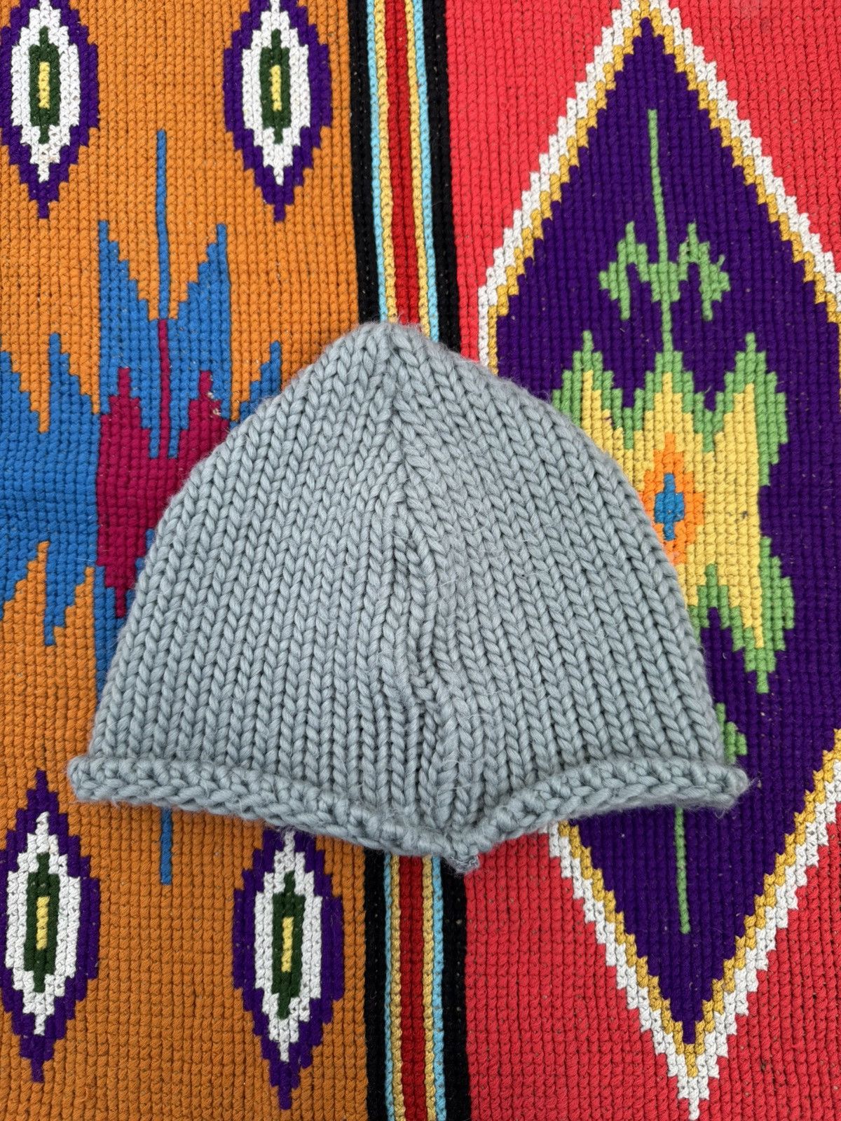 Diesel Vintage Diesel Big Logo Knit Beany Hat Size ONE SIZE - 2 Thumbnail
