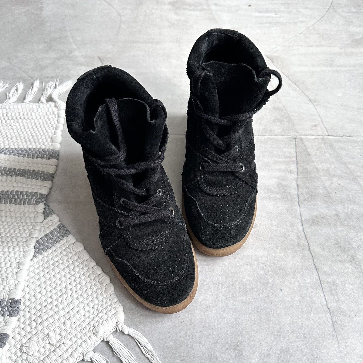 Isabel Marant 00s Isabel Marant Vibe Bobby Bekett Wedge Sneakers Shoes Size US 7 / IT 37 - 4 Thumbnail