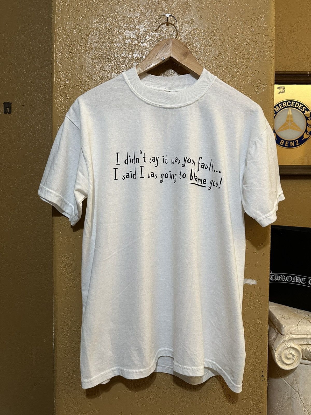 4GSELLER × Vintage vintage i blame you t shirt humor funny y2k Size US M / EU 48-50 / 2 - 1 Thumbnail