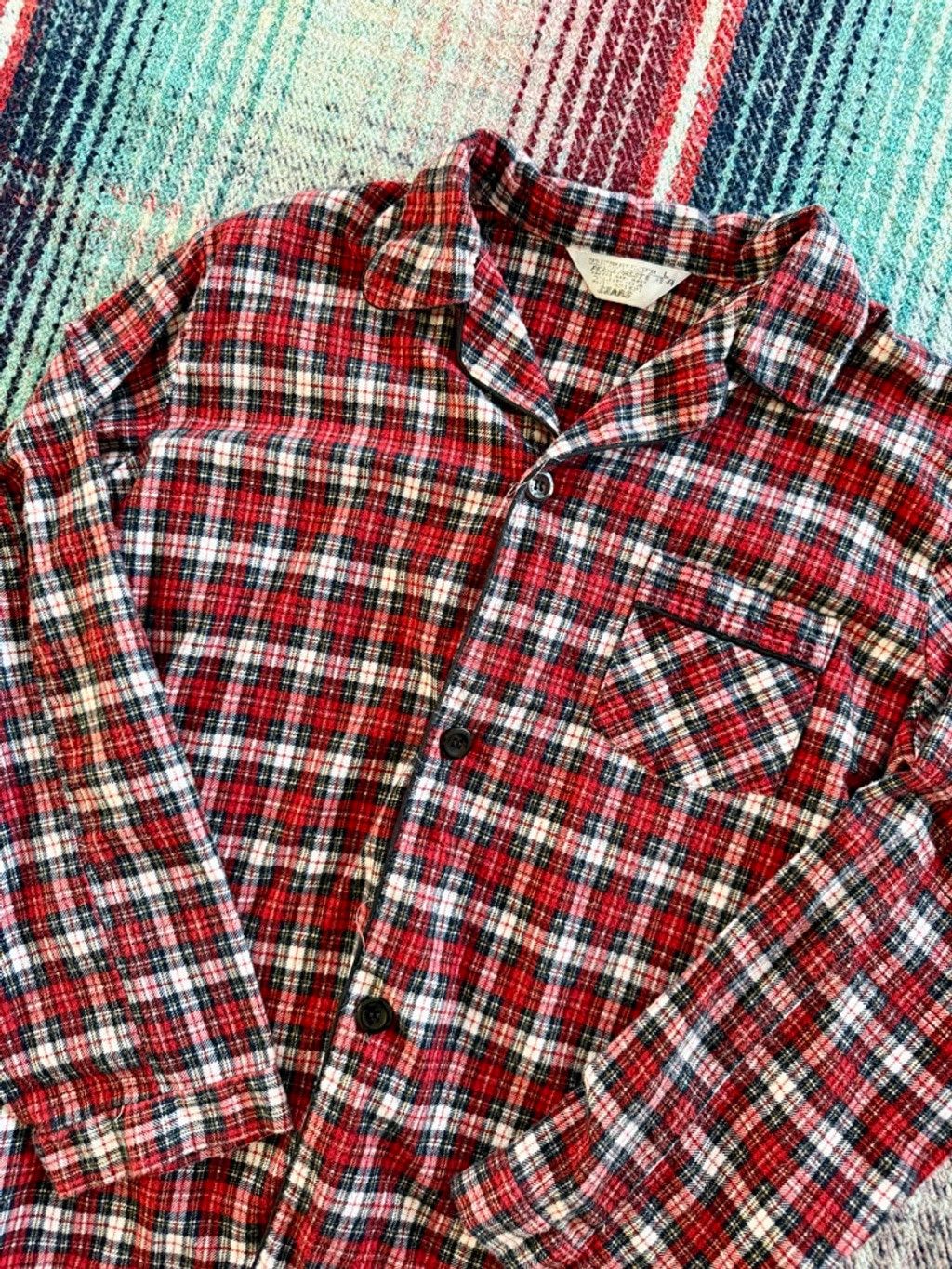 Sears 70s Sears Red Plaid Overshirt L Size US L / EU 52-54 / 3 - 2 Thumbnail