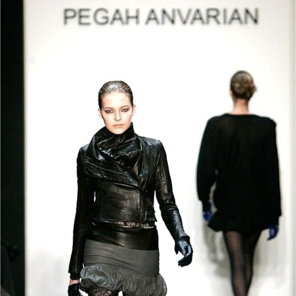 Other Vintage Pegah Anvarian Black Lambskin Leather Cropped Bolero Size S / US 4 / IT 40 - 3 Thumbnail