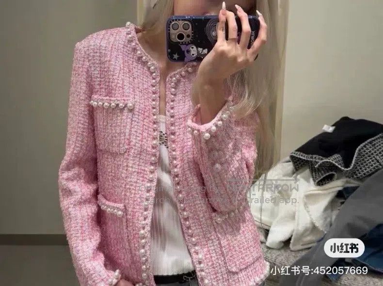 Chanel Chanel 25p pearl pink jacket Size XS / US 0-2 / IT 36-38 - 4 Thumbnail