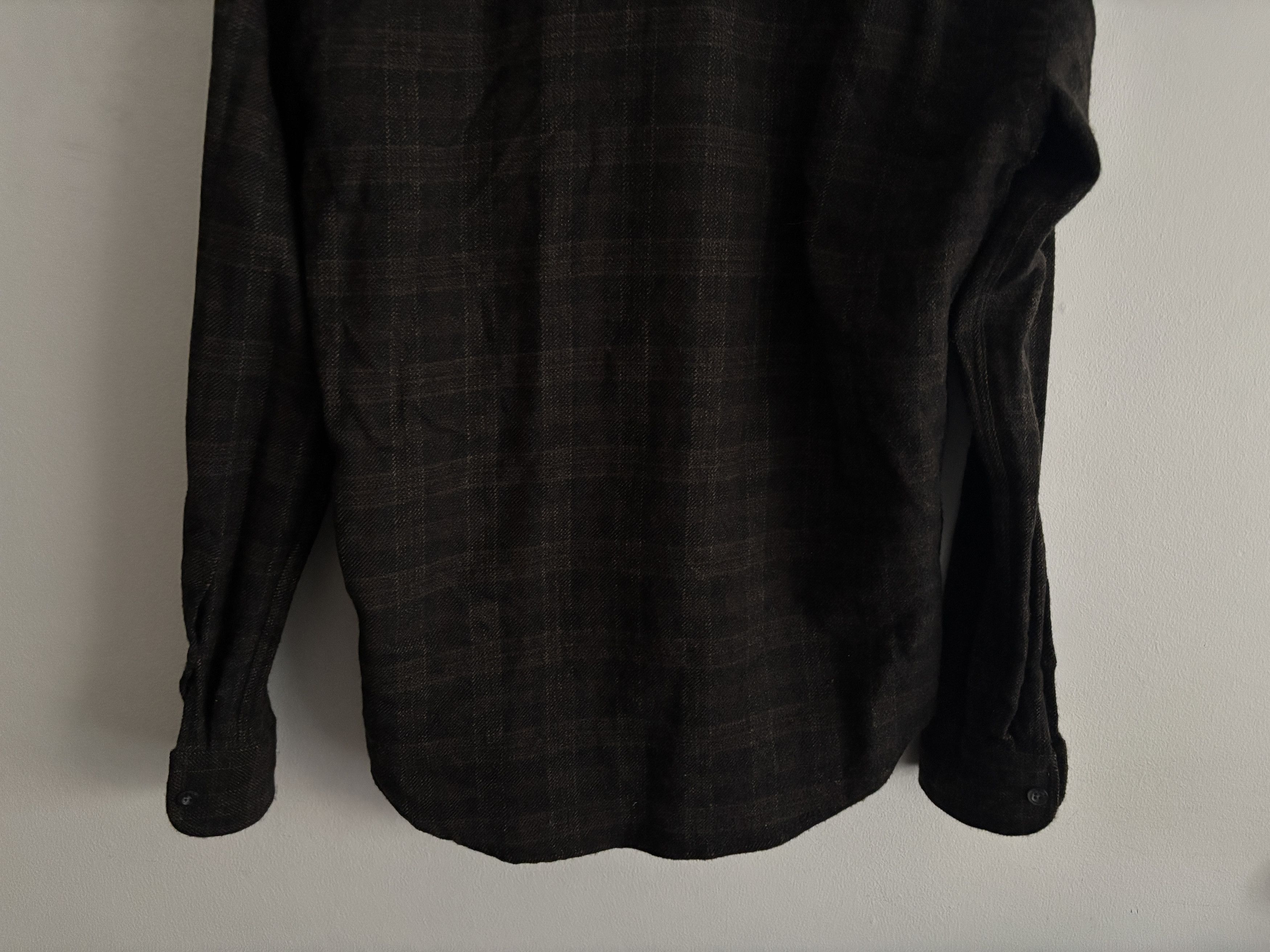 Inis Meain $398 Brown Wool Plaid Button up Flannel Shirt Italy Size US M / EU 48-50 / 2 - 7 Thumbnail