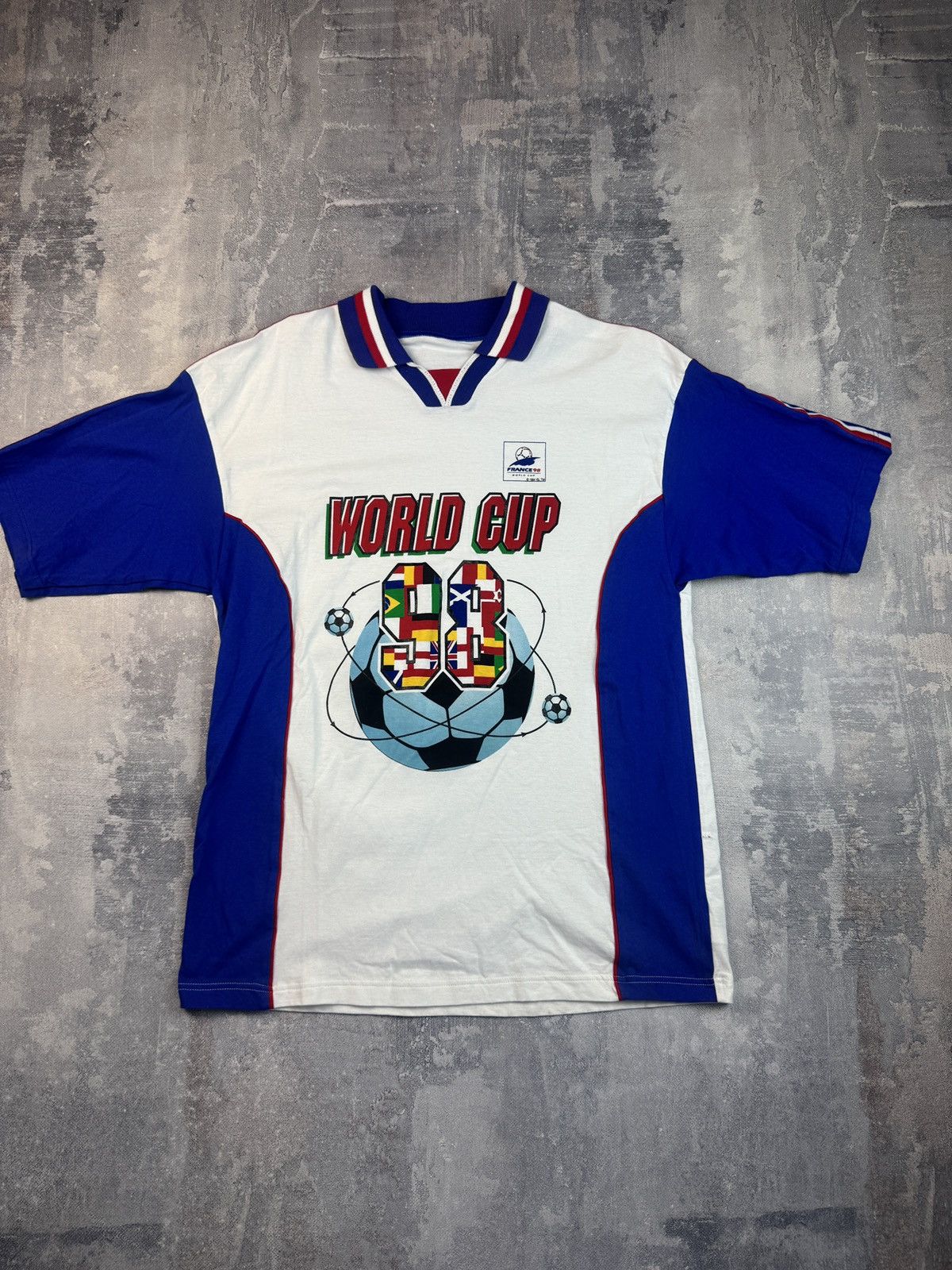 Chelsea Soccer Vintage France 98 FIFA jersey World Cup Size US M / EU 48-50 / 2 - 1 Thumbnail