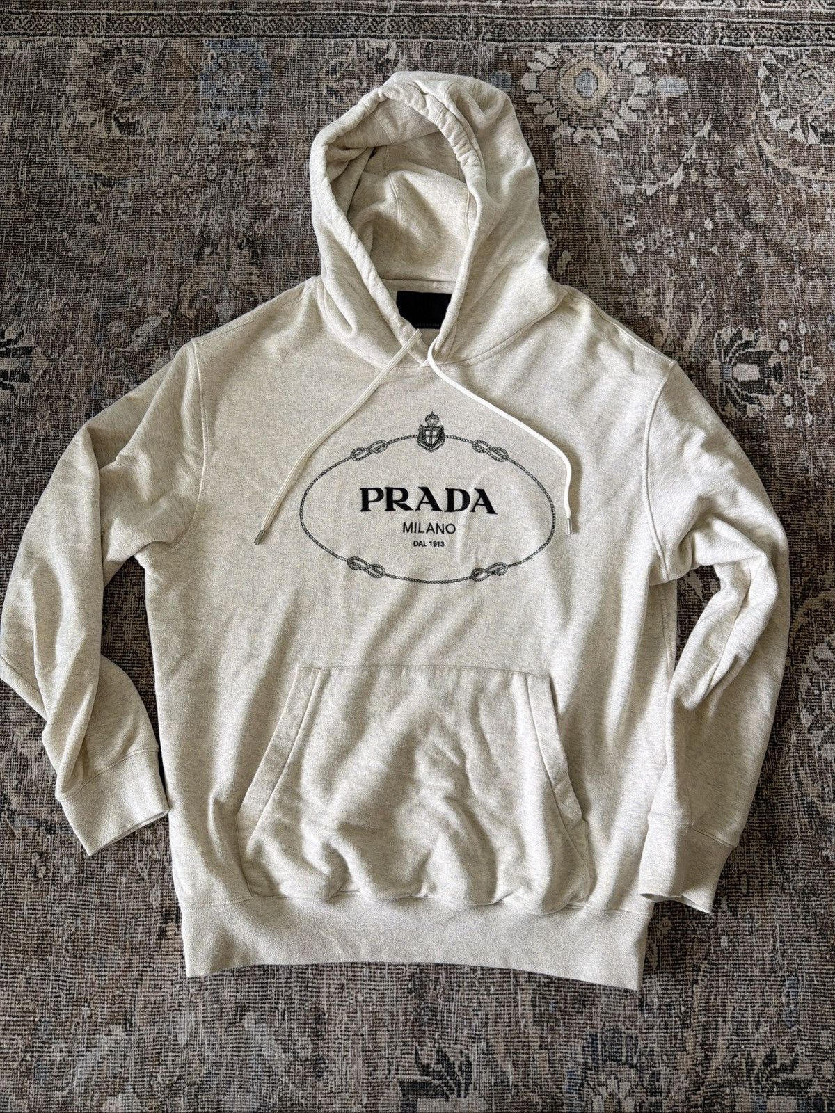 Prada Prada Signature Logo Hoodie - Large Size US L / EU 52-54 / 3 - 1 Thumbnail