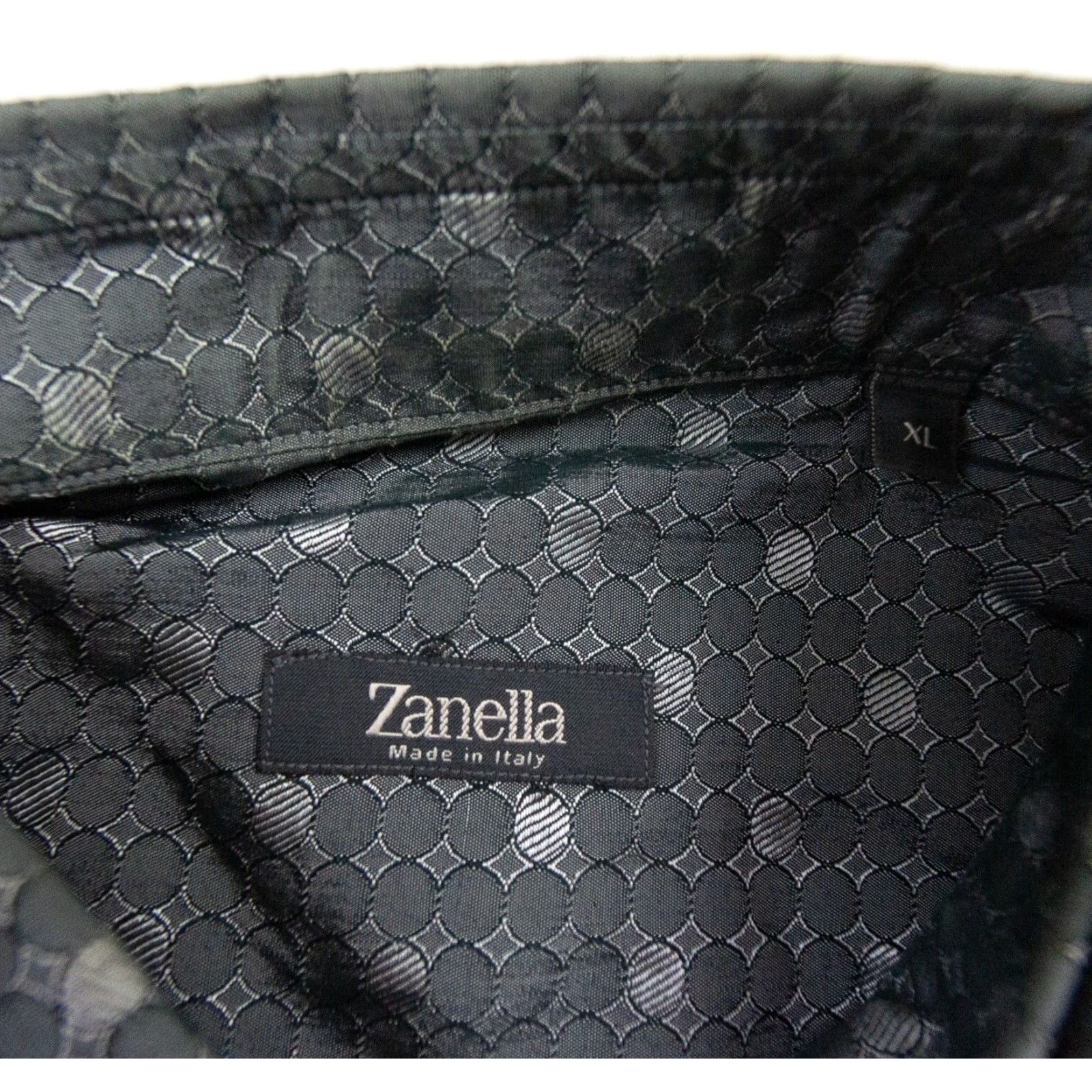 Zanella Zanella Button Up Shirt Mens XL Gray Long Sleeve Collared Preppy Workwear Size US XL / EU 56 / 4 - 6 Thumbnail