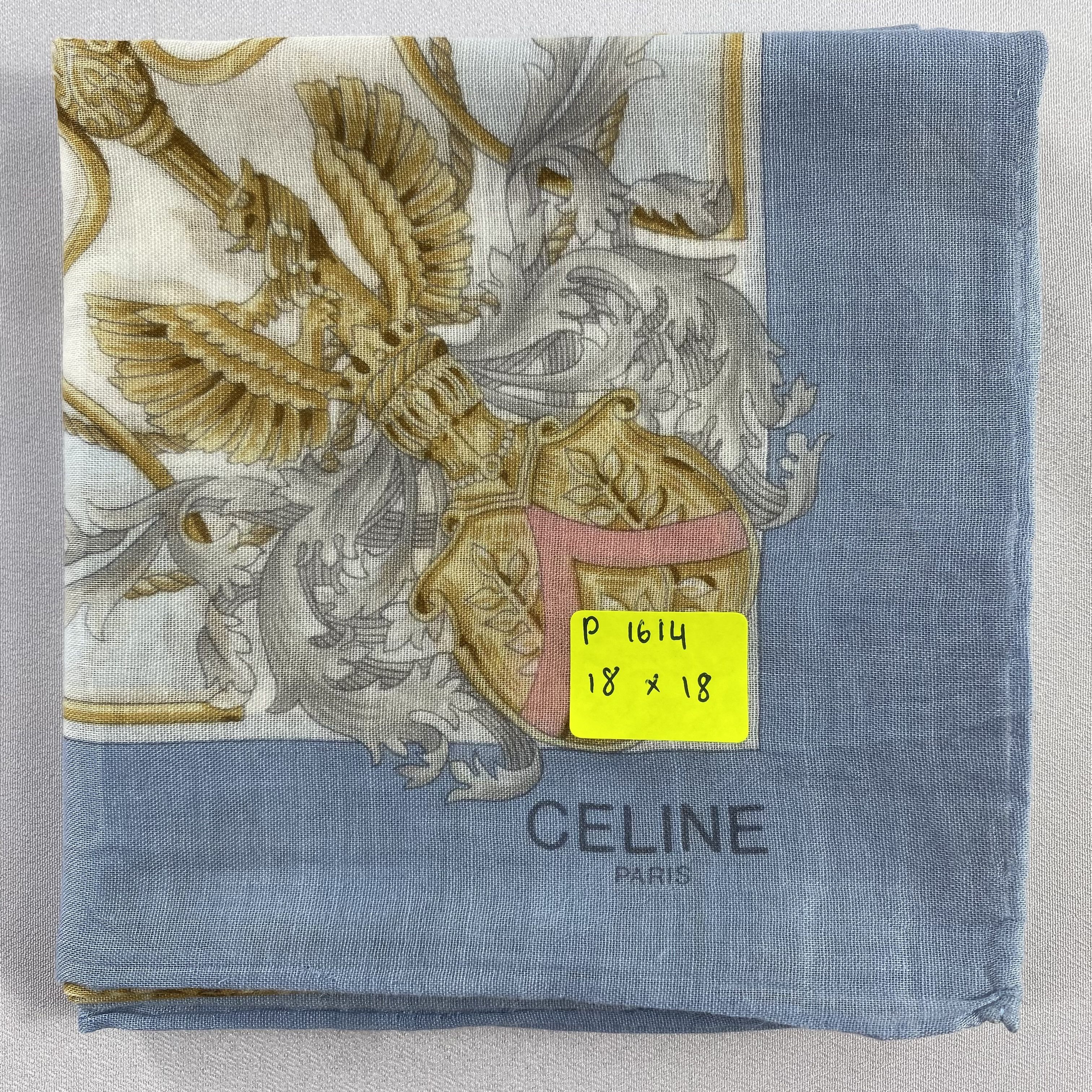 Celine × Vintage Celine Handkerchief / Neckerchief / Bandana-P1614 Size ONE SIZE - 5 Thumbnail