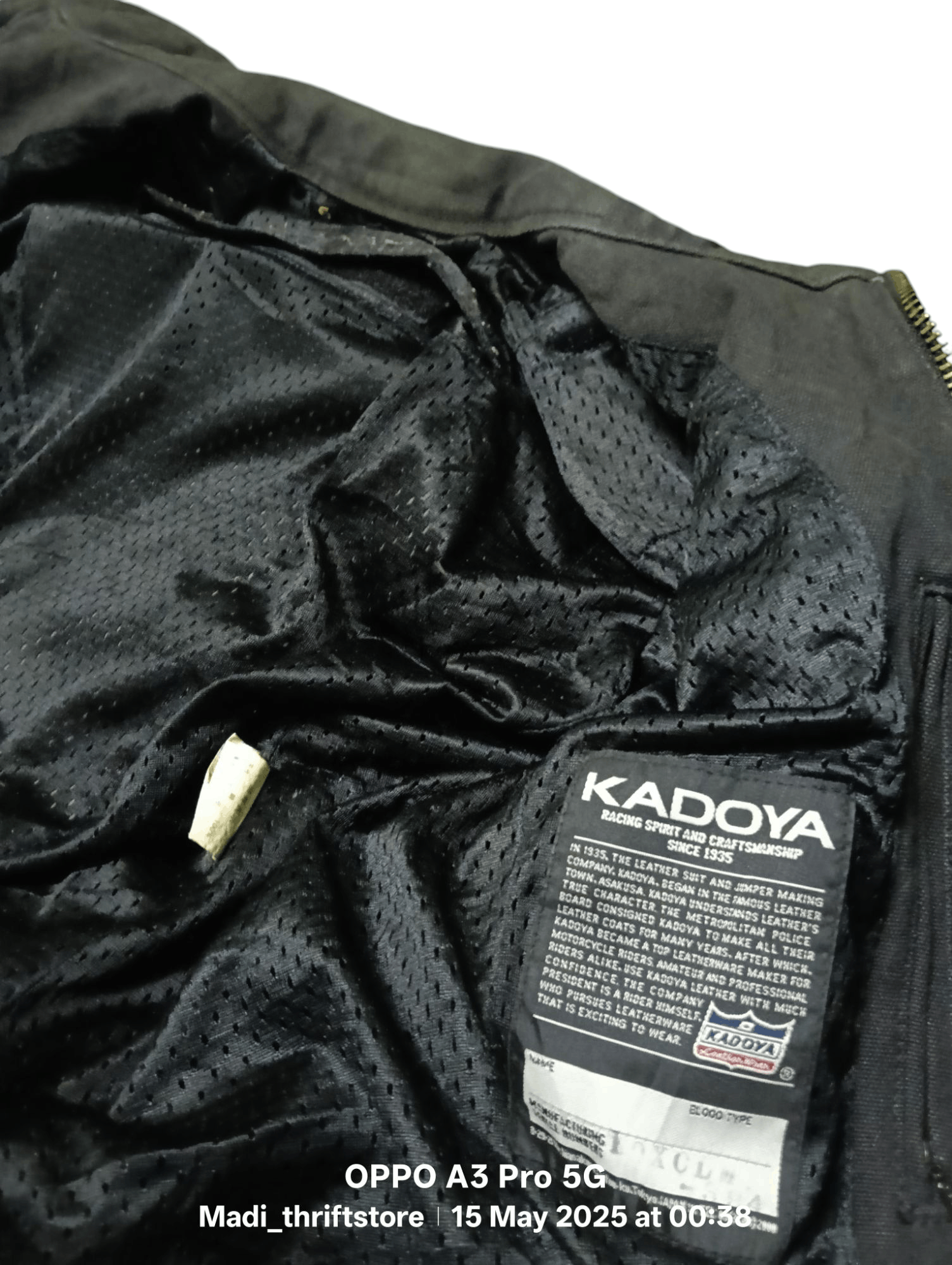 Kadoya Vintage kadoya riding jacket Size S / US 4 / IT 40 - 3 Thumbnail