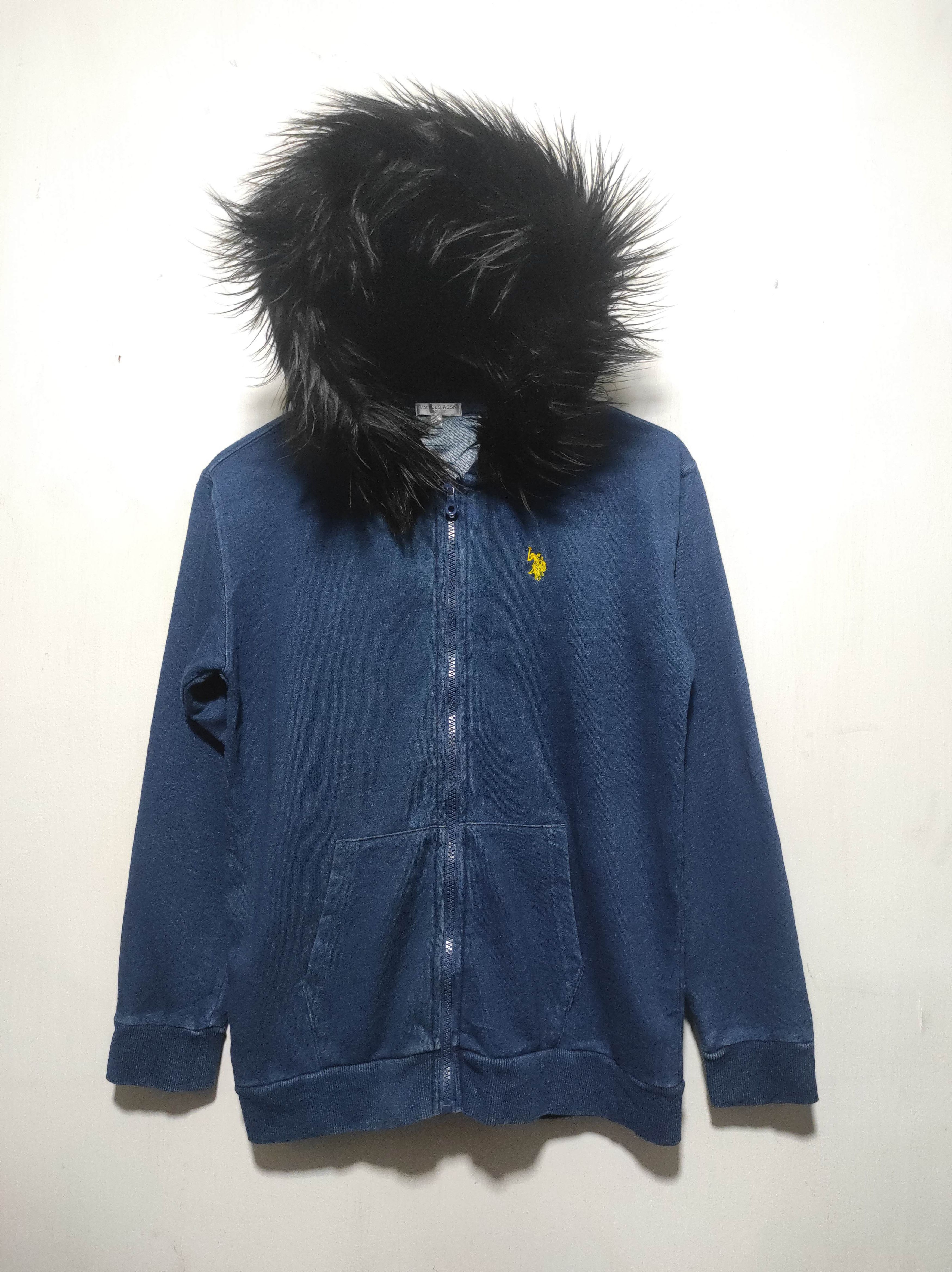 If Six Was Nine U.S. Polo Assn. Zipper Fur Denim Hoodie i6w9 LGB style Size US S / EU 44-46 / 1 - 2 Thumbnail