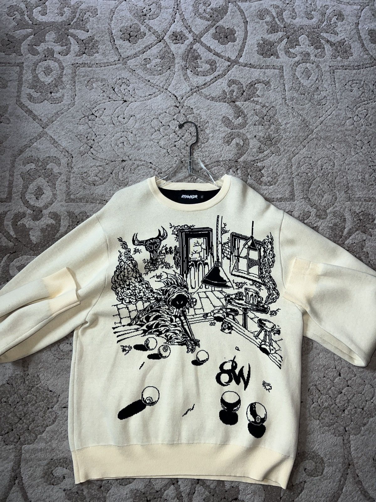 8THWNDR 8thwndr Billiards Sweater Size US XL / EU 56 / 4 - 1 Thumbnail