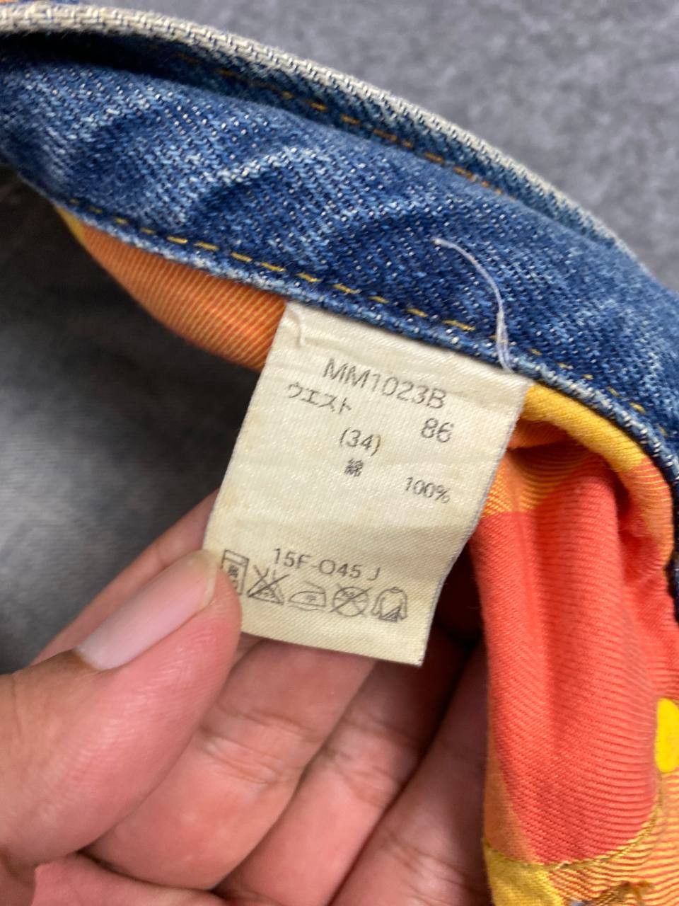 Big John vintage big john denim printed on pocket nice design Size US 37 - 14 Thumbnail