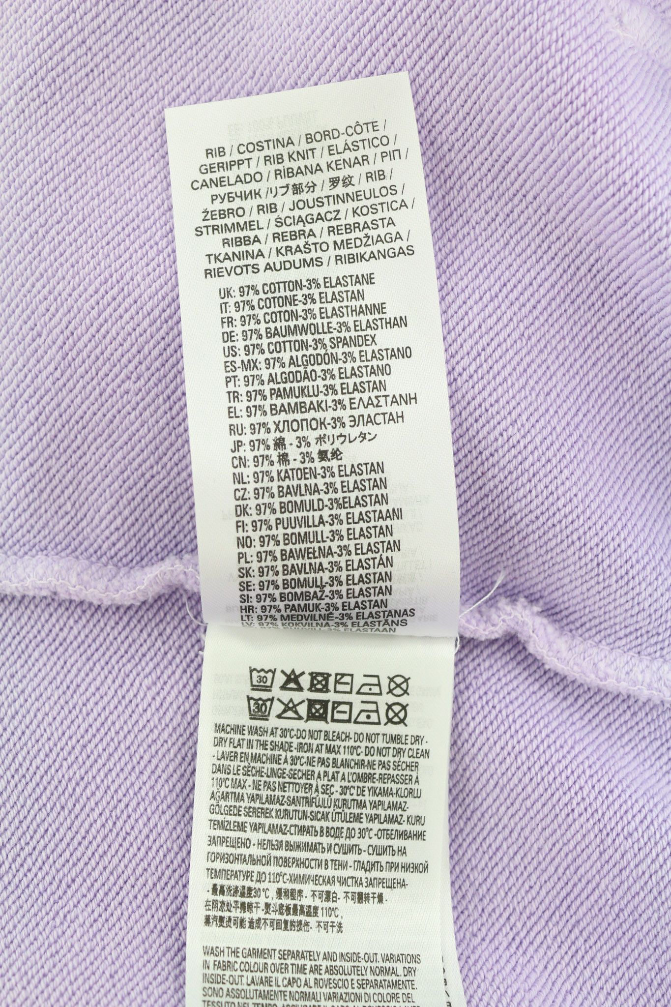 Diesel S-GINN-HOOD-IND M Purple Kangaroo Long Sleeve Hoodie 40358 Size US M / EU 48-50 / 2 - 10 Thumbnail