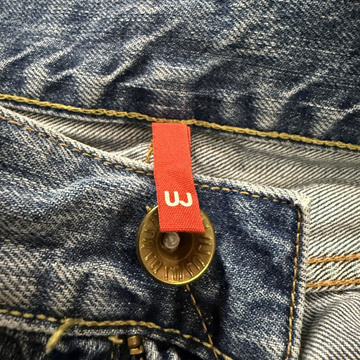 Undercover × Uniqlo 🔥🇯🇵 Archive Vintage 90s Uniqlo S002 UJ Distressed Denim Jeans Size US 34 / EU 50 - 14 Thumbnail