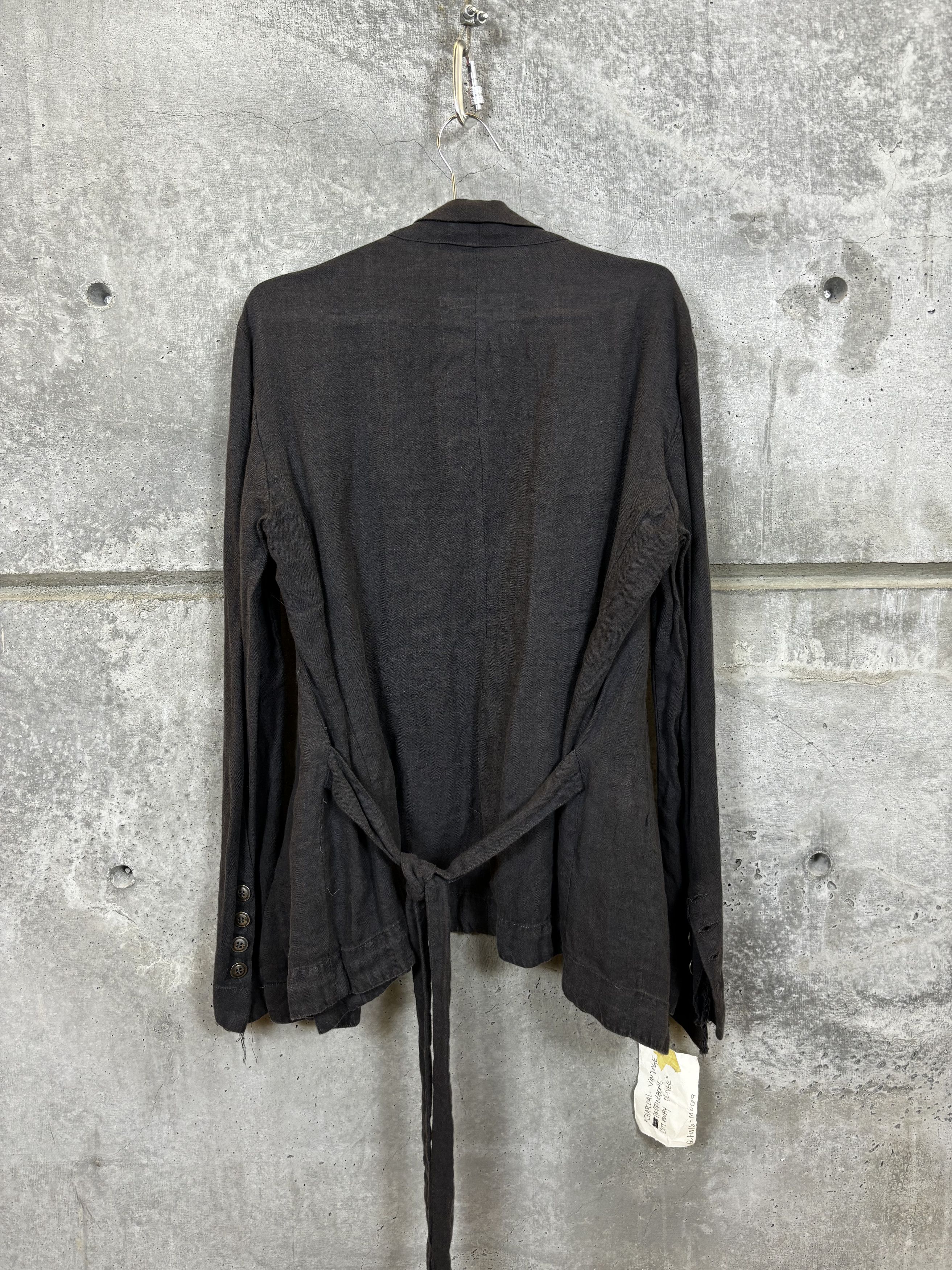 Greg Lauren FW16 GREG LAUREN VINTAGE CHARCOAL CUTAWAY OLIVER JACKET Size US M / EU 48-50 / 2 - 2 Thumbnail