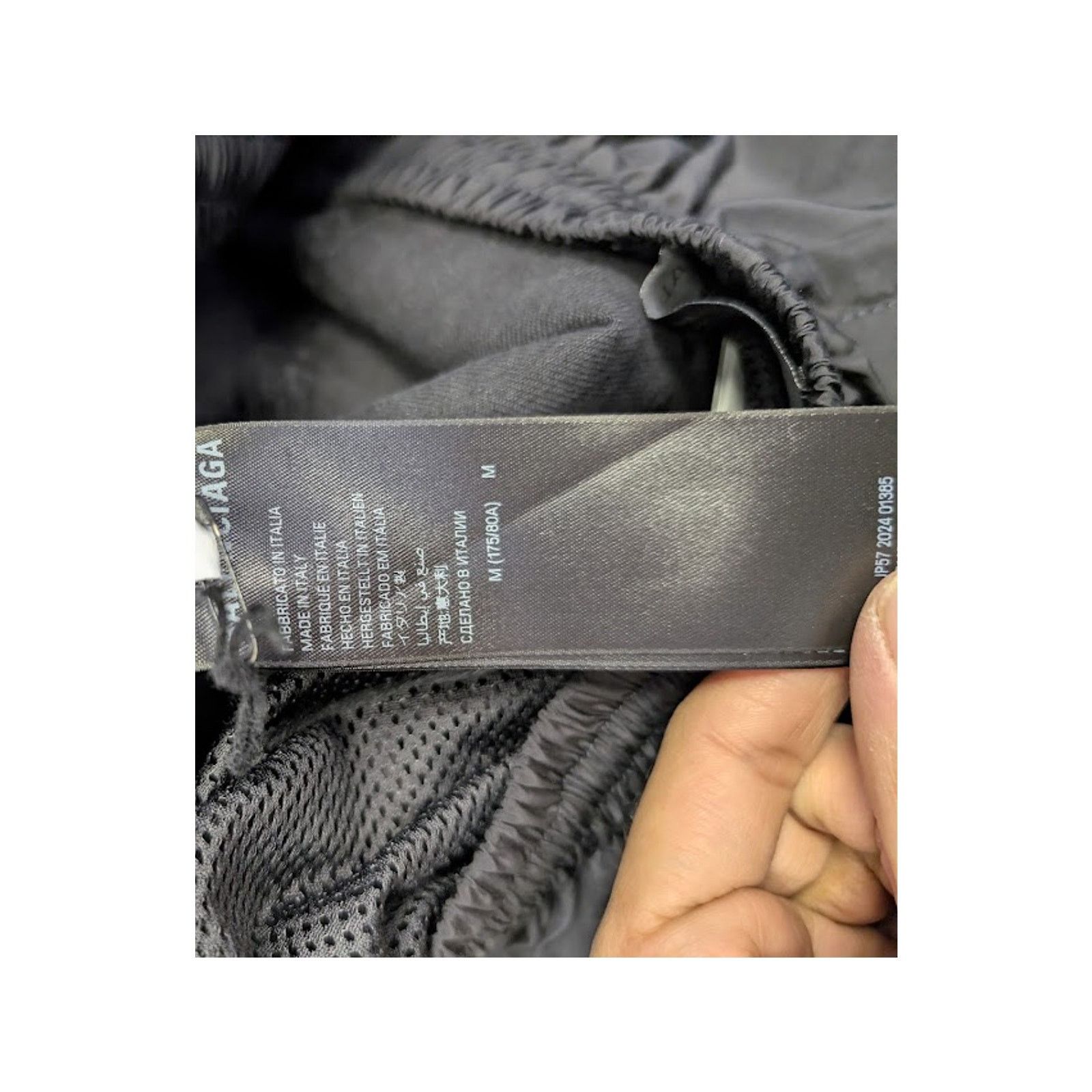 Balenciaga o1rshd1 Layered Kuroki Denim Jeans in Midnight Black Size US 34 / EU 50 - 17 Thumbnail