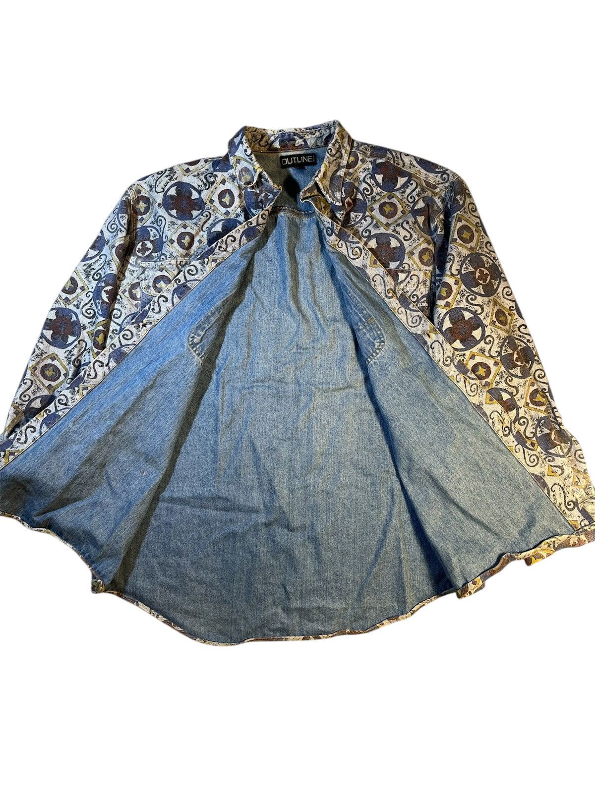 Vintage Denim button-up Size US L / EU 52-54 / 3 - 2 Thumbnail