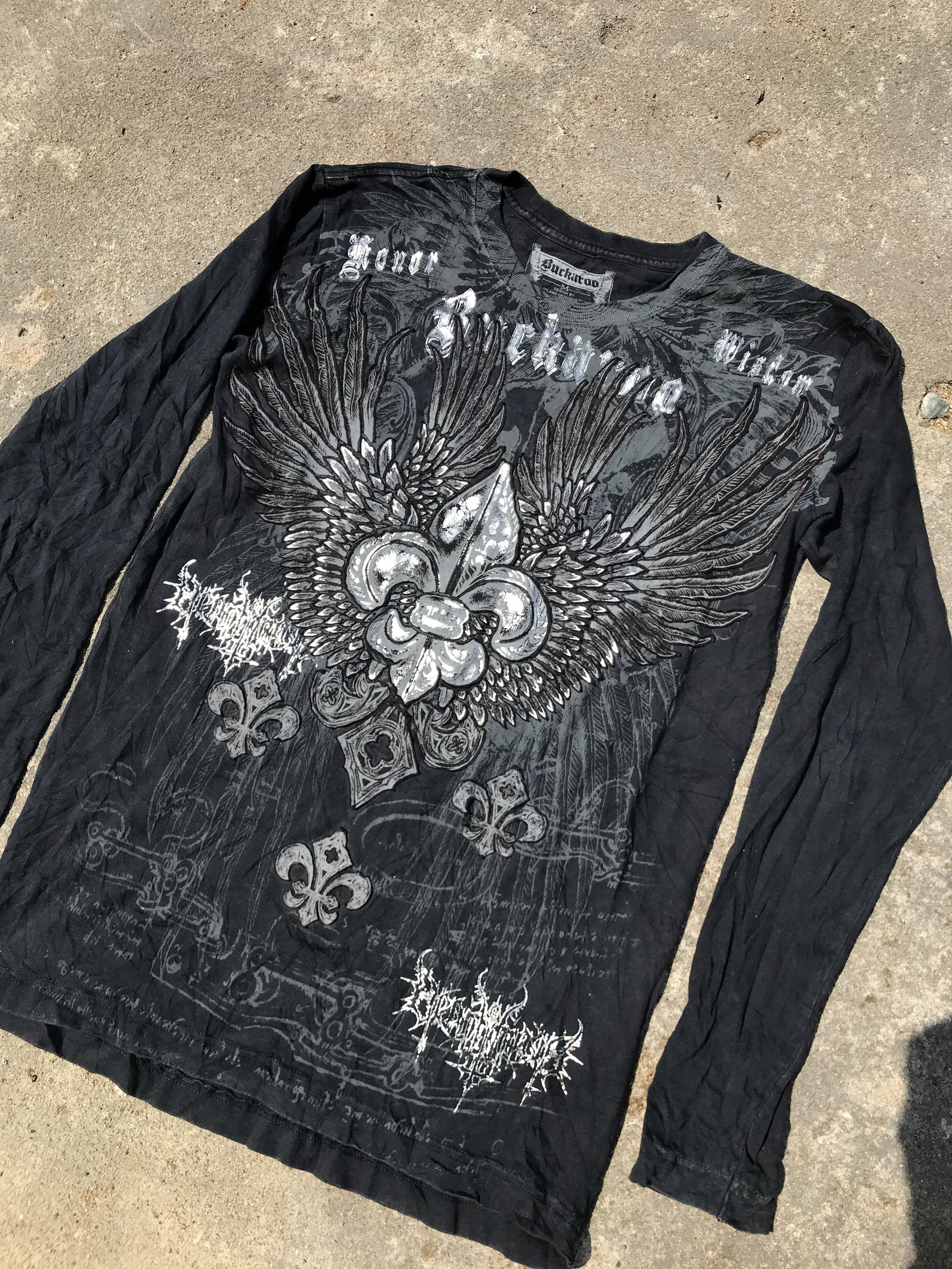 Isamu Katayama Backlash Buckaroo honor wisdom poem longsleeve t-shirts lgb style Size US L / EU 52-54 / 3 - 2 Thumbnail