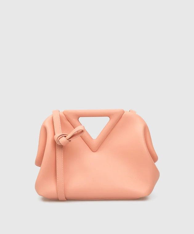 Bottega Veneta o1loc1c0724 Size: OS / 658476 Patch Leather Mini Bag Peach Size ONE SIZE - 1 Thumbnail