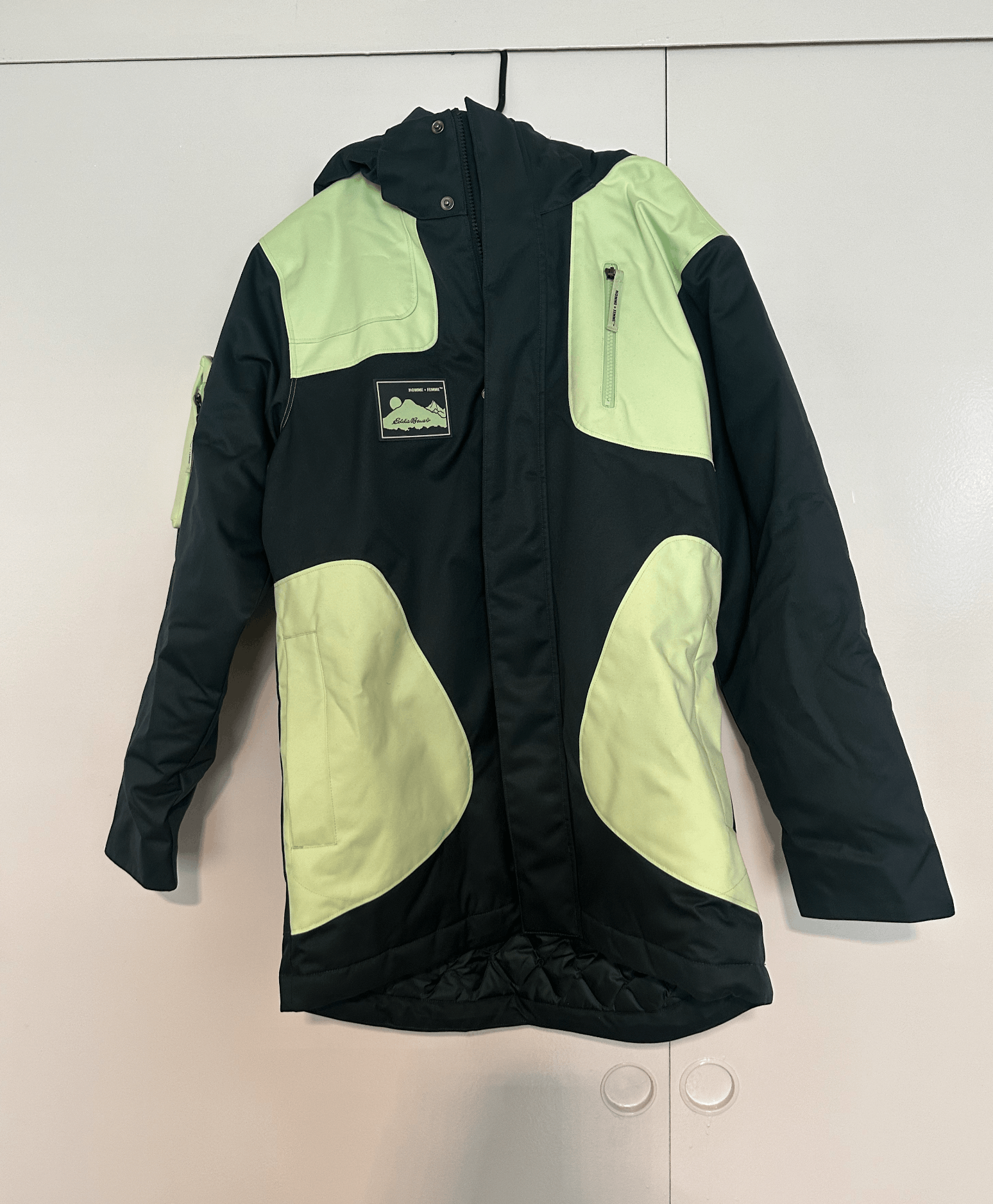 Eddie Bauer × Homme + Femme La Homme Femme X Eddie Bauer Jacket Green Down Parka Outdoor Size US S / EU 44-46 / 1 - 4 Thumbnail