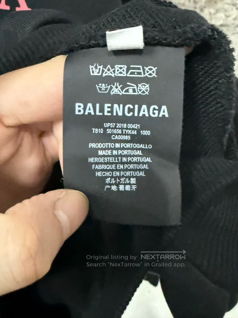 Balenciaga Balenciaga Wheat Embroidered Hoodie Size US XS / EU 42 / 0 - 7 Thumbnail