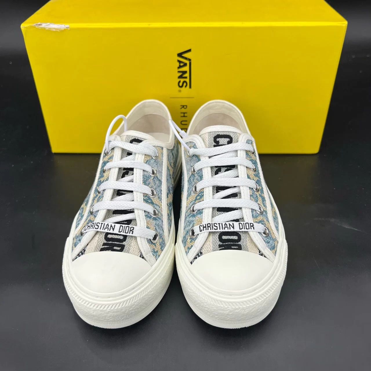 Dior DIOR Walk'n'Dior cotton embroidered 34.5 Size US 4.5 / IT 34.5 - 3 Thumbnail