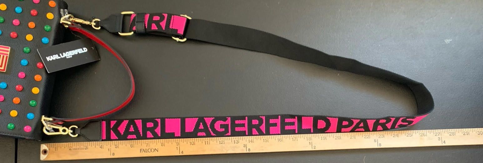 Karl Lagerfeld KARL LAGERFELD SIMONE FRONT FLAP CROSSBODY BAG Size ONE SIZE - 7 Thumbnail