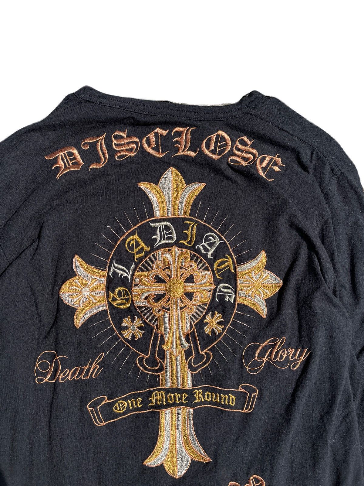 If Six Was Nine 2000s Japanese archive Vkei Gothic Cross Embroided L/S Tee Size US S / EU 44-46 / 1 - 5 Thumbnail