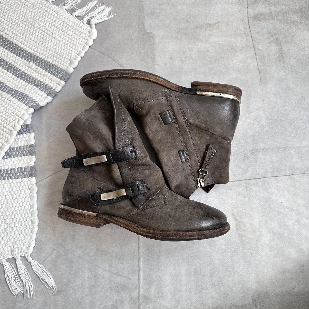 A.S.98 RARE AS 98 Airstep Vintage Ankle Straps Boots Guidi Vibe Size US 6 / IT 36 - 8 Thumbnail