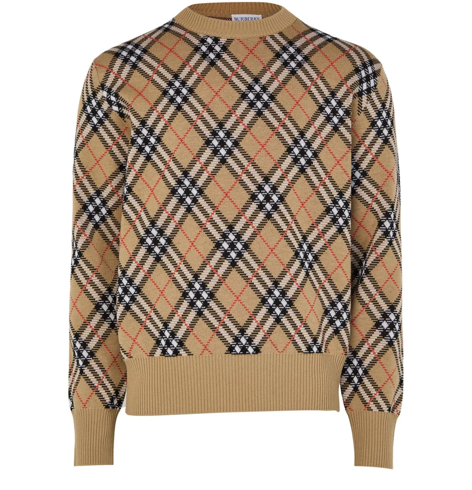 Burberry BURBERRY Sand Wool Sweater New And Authentic Size US L / EU 52-54 / 3 - 1 Thumbnail