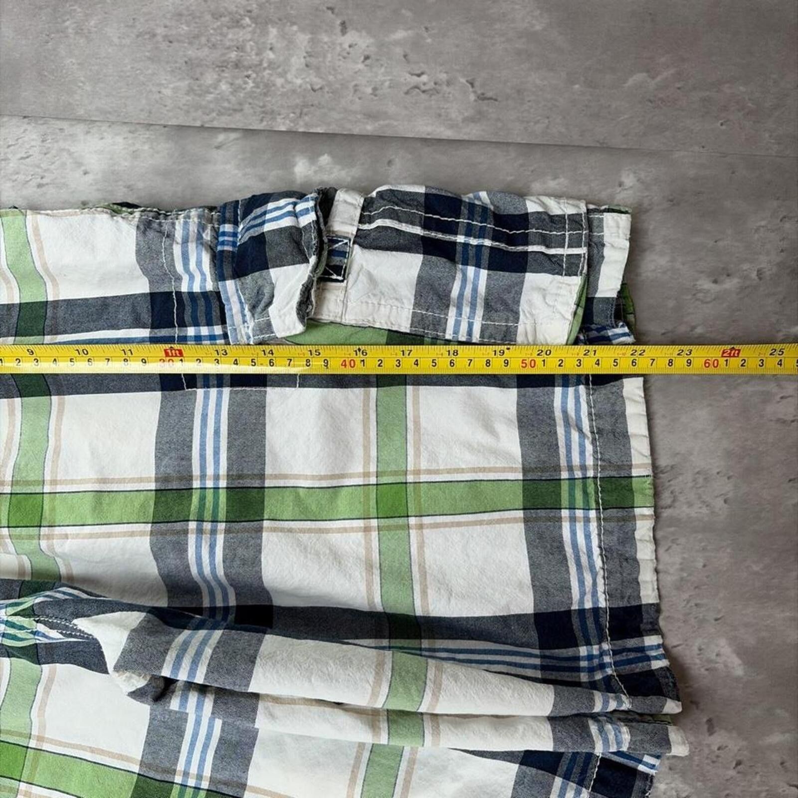 Aeropostale Y2K Aeropostale Grunge Baggy Plaid Skater Surf Cargo Shorts Size US 34 / EU 50 - 7 Thumbnail