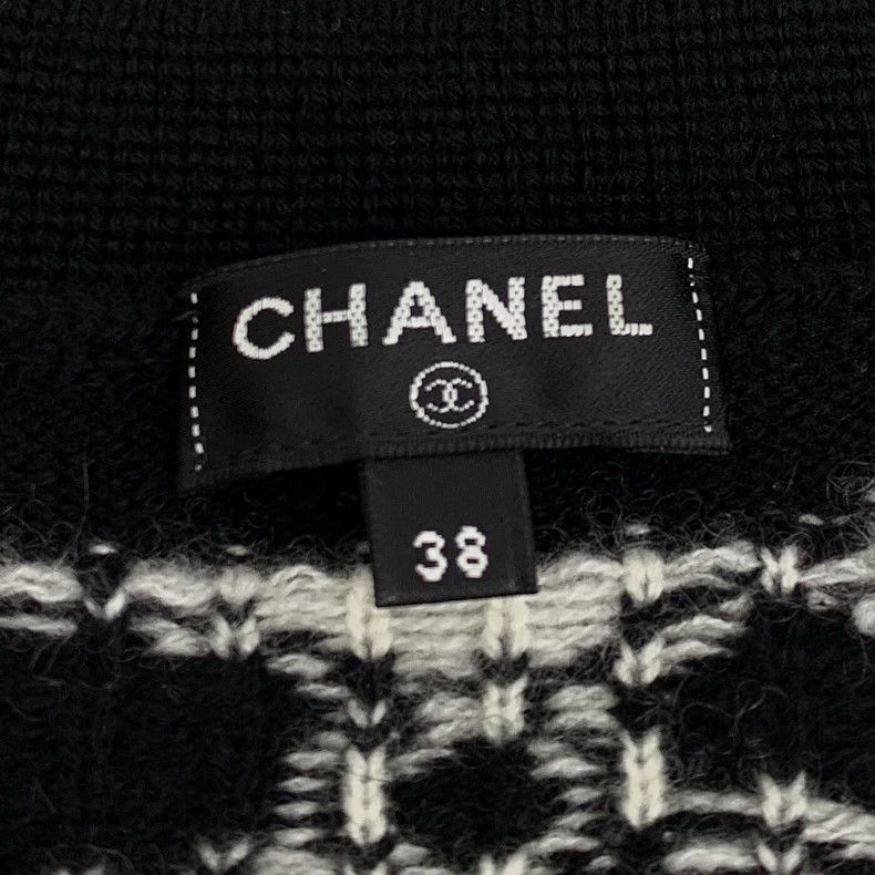Chanel Chanel Black bow inlaid cashmere round-neck long-sleeved s Size XS / US 0-2 / IT 36-38 - 5 Thumbnail