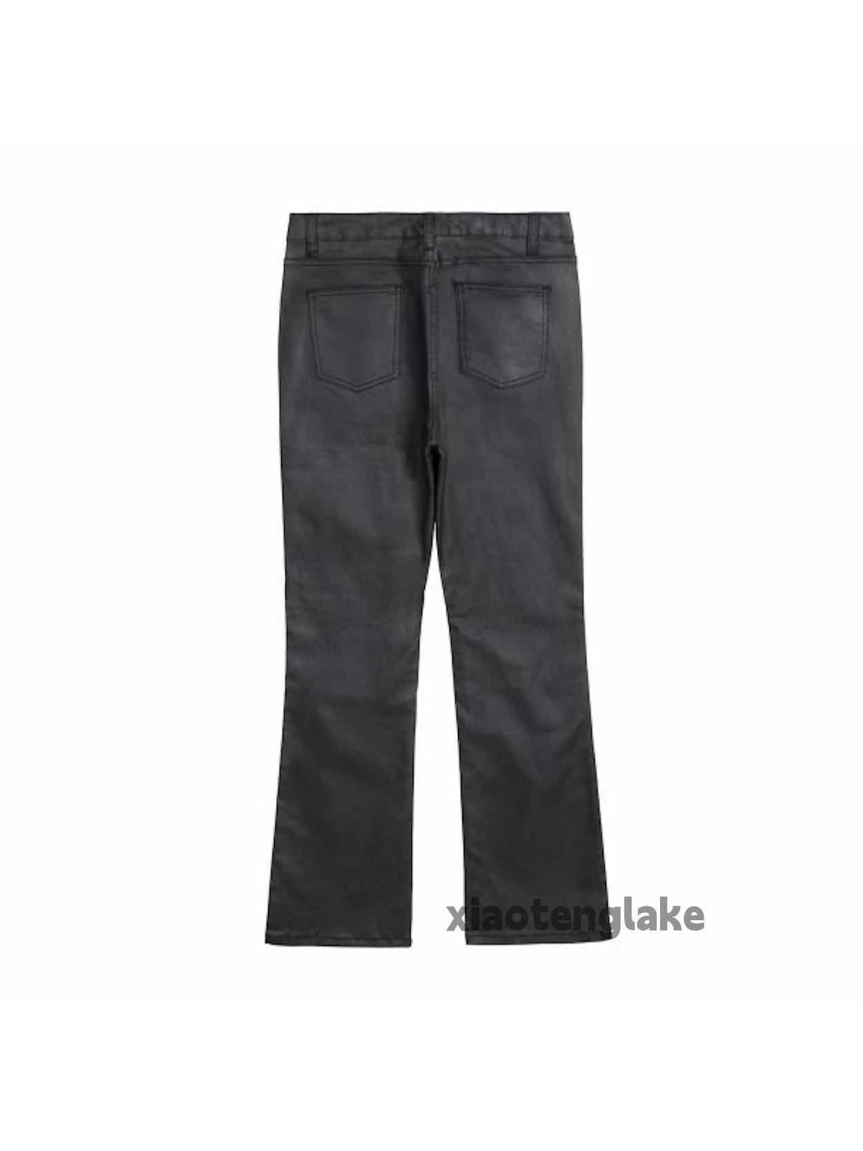Designer × Jean × Vintage wax utility punk grunge bootcut yuppie flared jeans Size US 34 / EU 50 - 2 Thumbnail