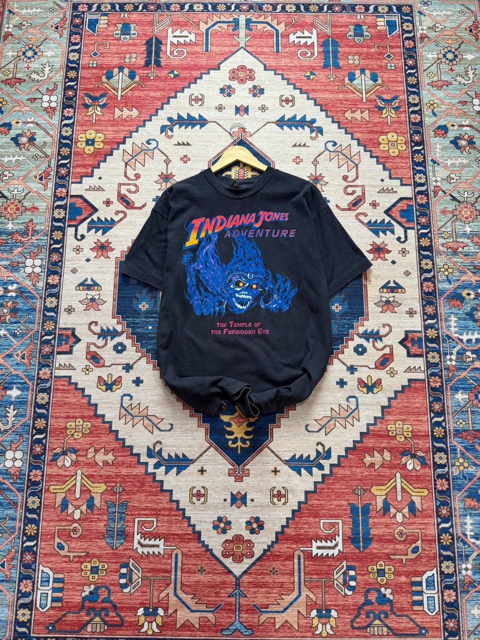 Disney VERY RARE Vintage 90s Disney Indiana Jones Adventure Shirt Size US XL / EU 56 / 4 - 2 Thumbnail