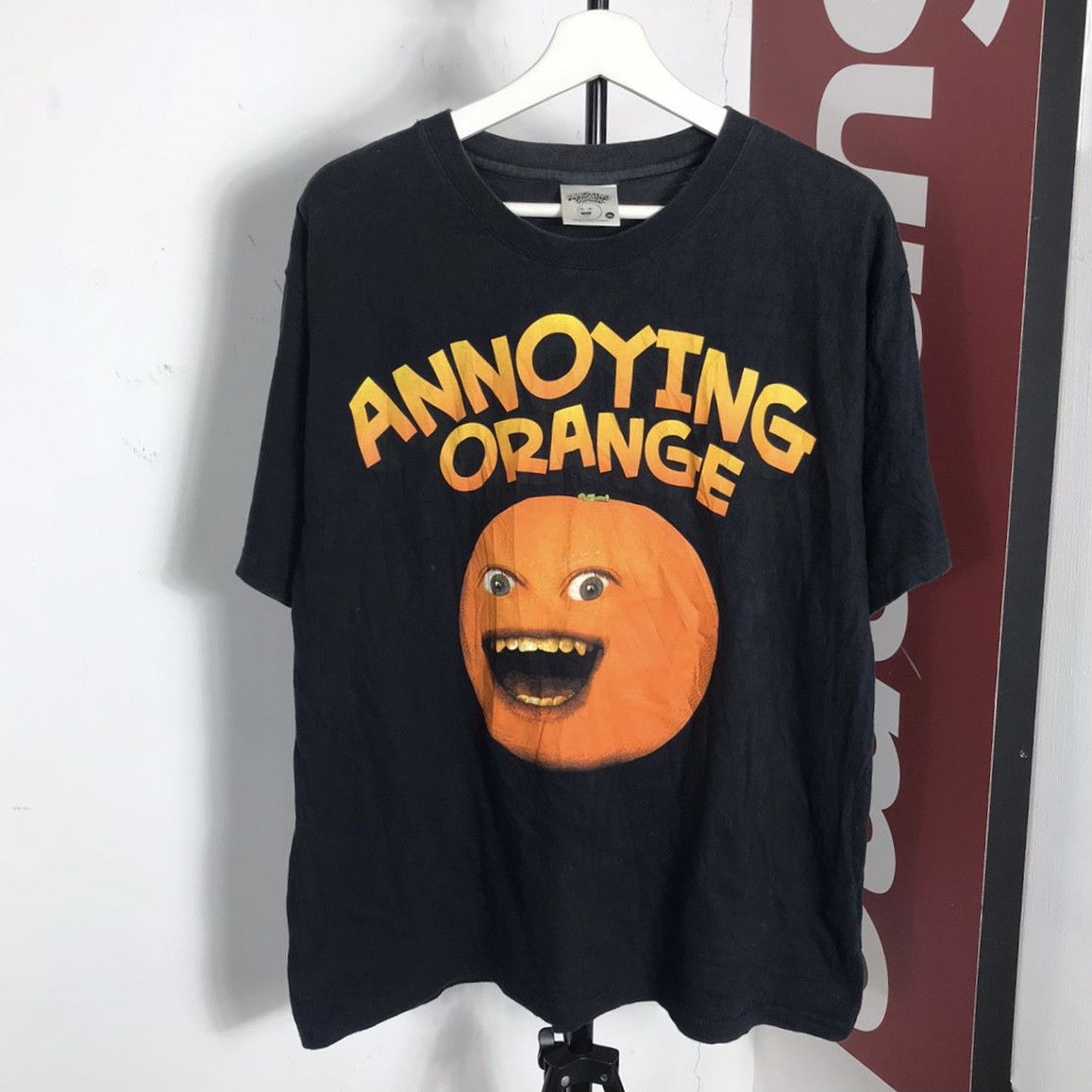 Cartoon Network vintage funny artwork Annoying Orange T-Shirt movie Size US L / EU 52-54 / 3 - 1 Thumbnail