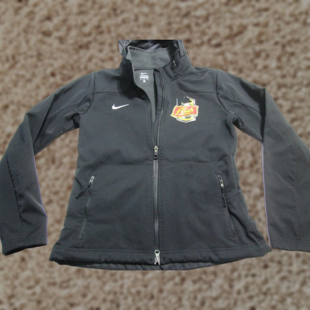 Nike Nike Womens Track Jacket S Black Zip Jacket With Pockets Size S / US 4 / IT 40 - 1 Thumbnail