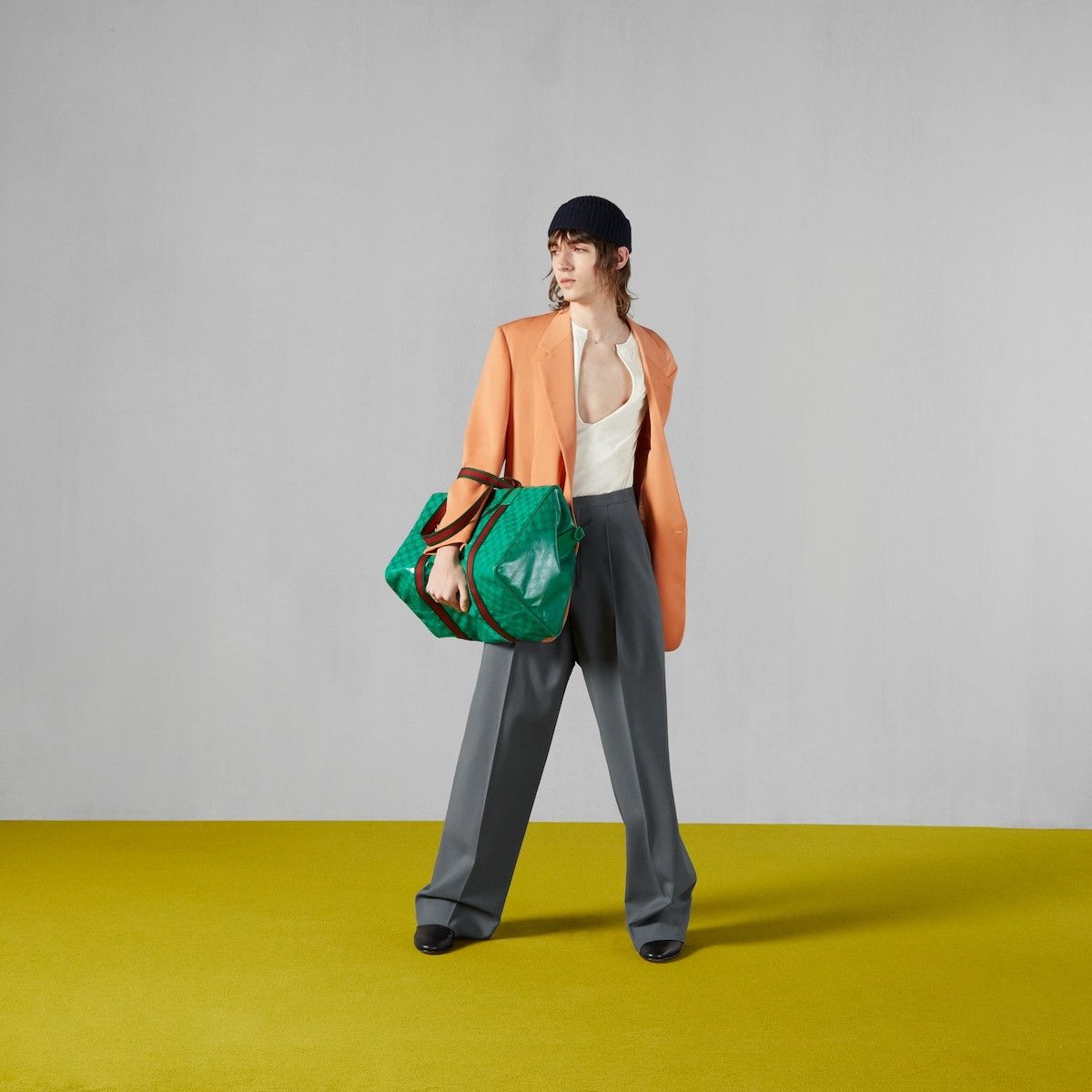 Gucci o1s1wg110125 Wool Jacket in Light Orange Size US S / EU 44-46 / 1 - 2 Thumbnail
