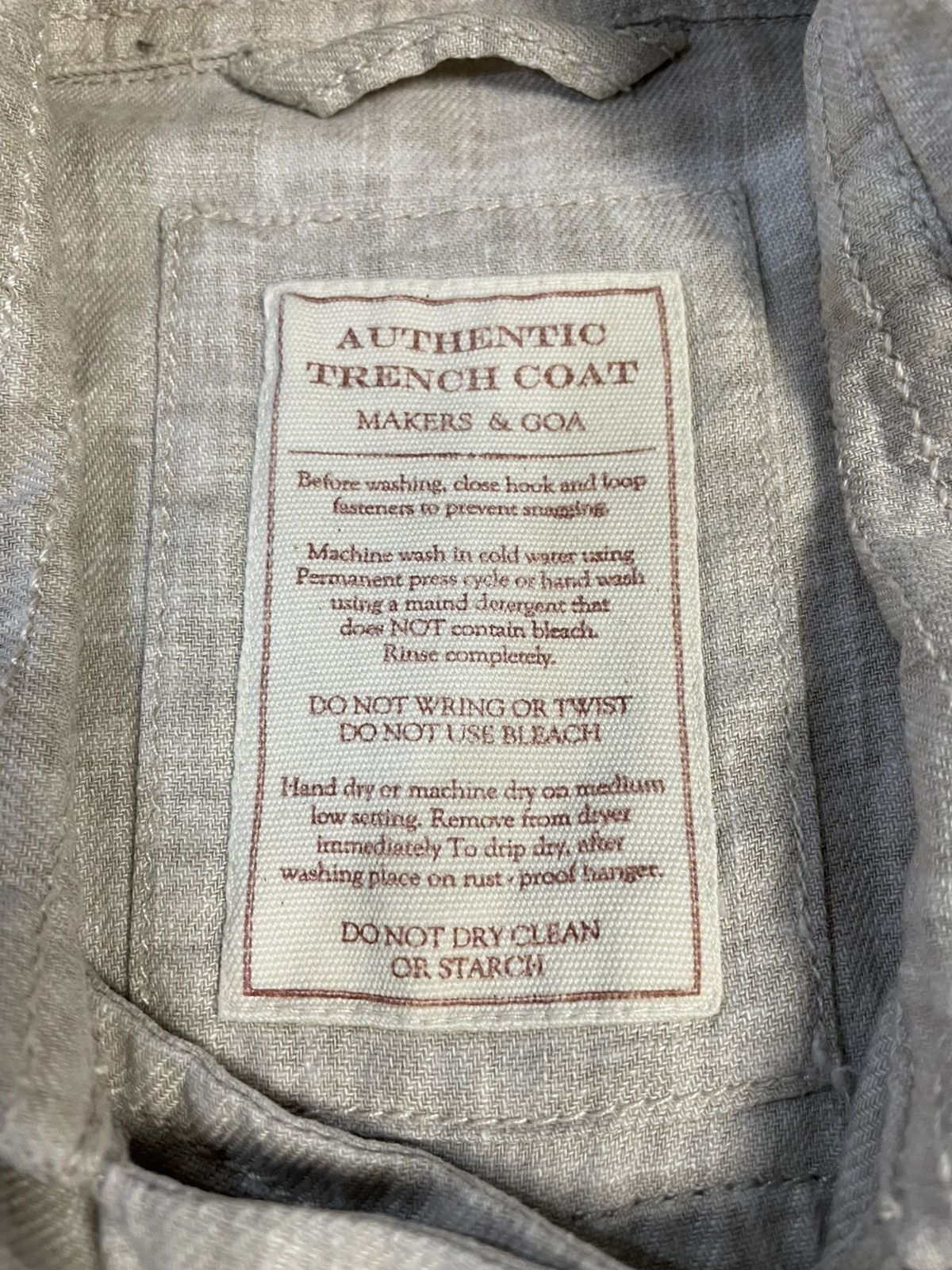 GOA Goa Trench Coat Size US M / EU 48-50 / 2 - 6 Thumbnail