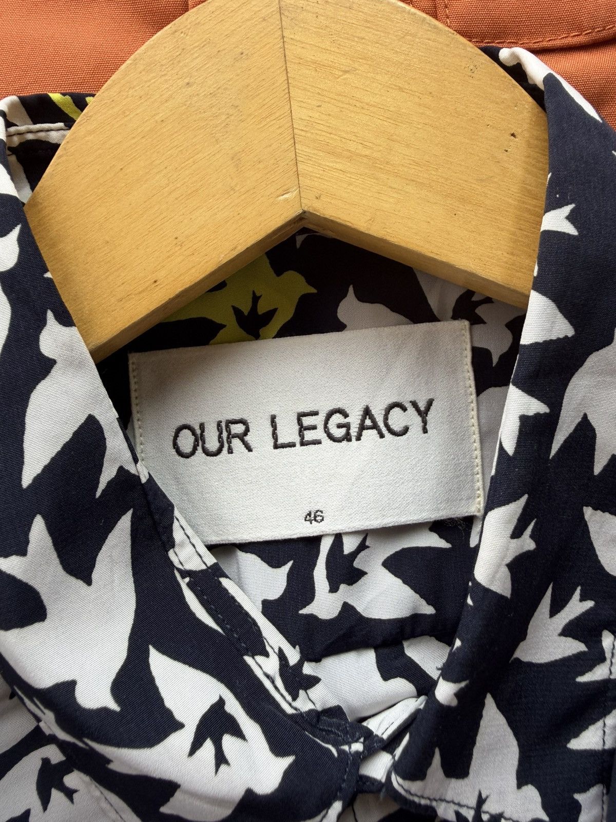 Our Legacy our legacy full print swallow shirts Size US XL / EU 56 / 4 - 4 Thumbnail