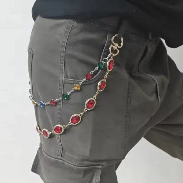 Jewelry Fukatsu x Miori retro agate colourful pants chain Size ONE SIZE - 5 Thumbnail