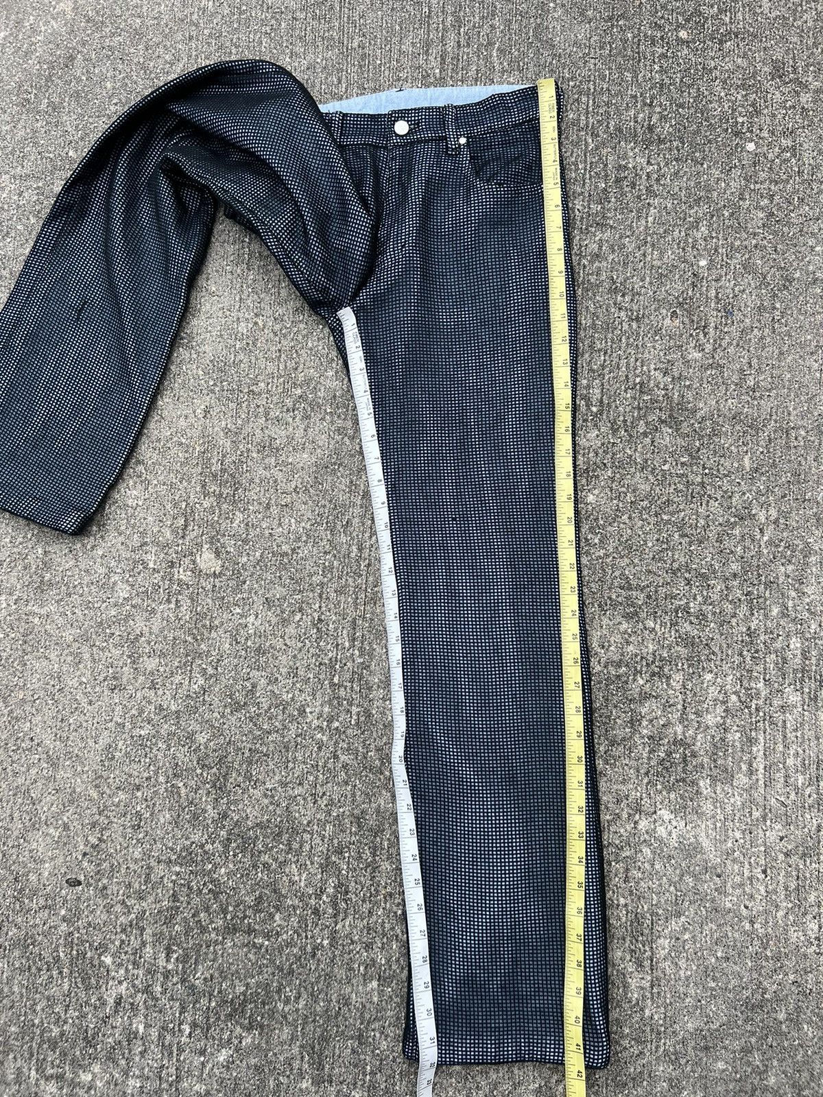 Jean Paul Gaultier Vintage Jean Paul Gaultier Paris Mesh Denim Flare Jeans Size US 30 / EU 46 - 5 Thumbnail