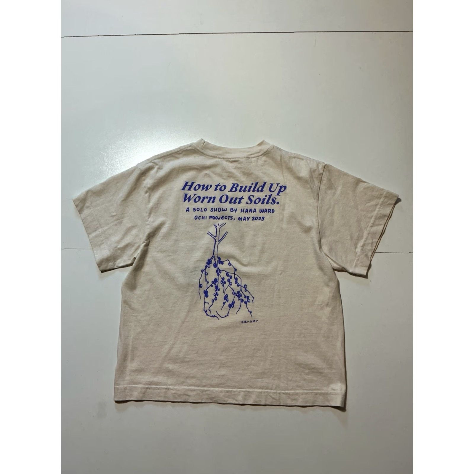 Vintage VINTAGE Everybody .World Hana Ward Ochi Projects Mrs Fannie Lou Hamer Solo Show T-Shirt Mens S Natural Shirt Size US S / EU 44-46 / 1 - 3 Thumbnail
