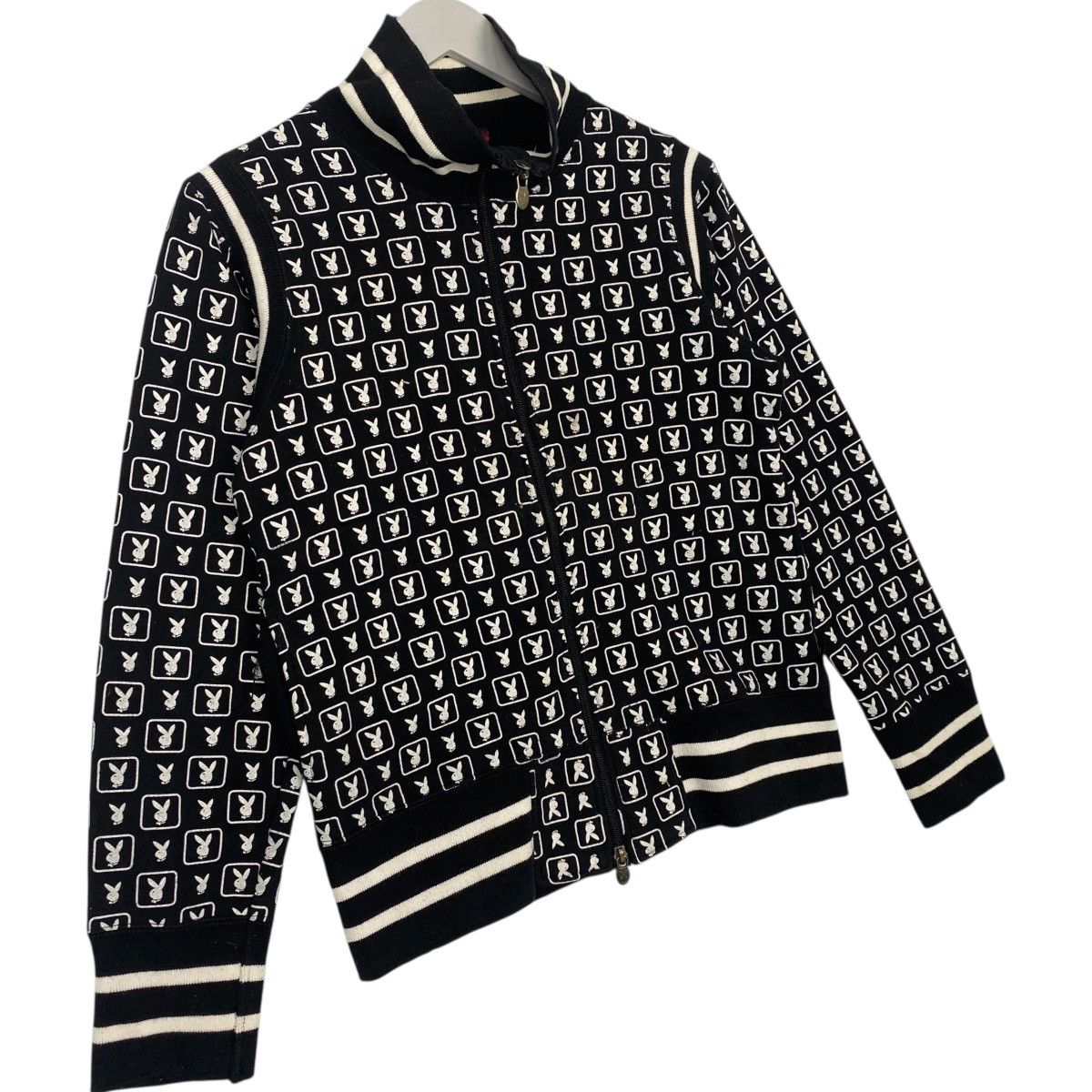 Other Vintage Playboy Full Zip Hoodie Black Pullover Jumper Size L Size US L / EU 52-54 / 3 - 2 Thumbnail