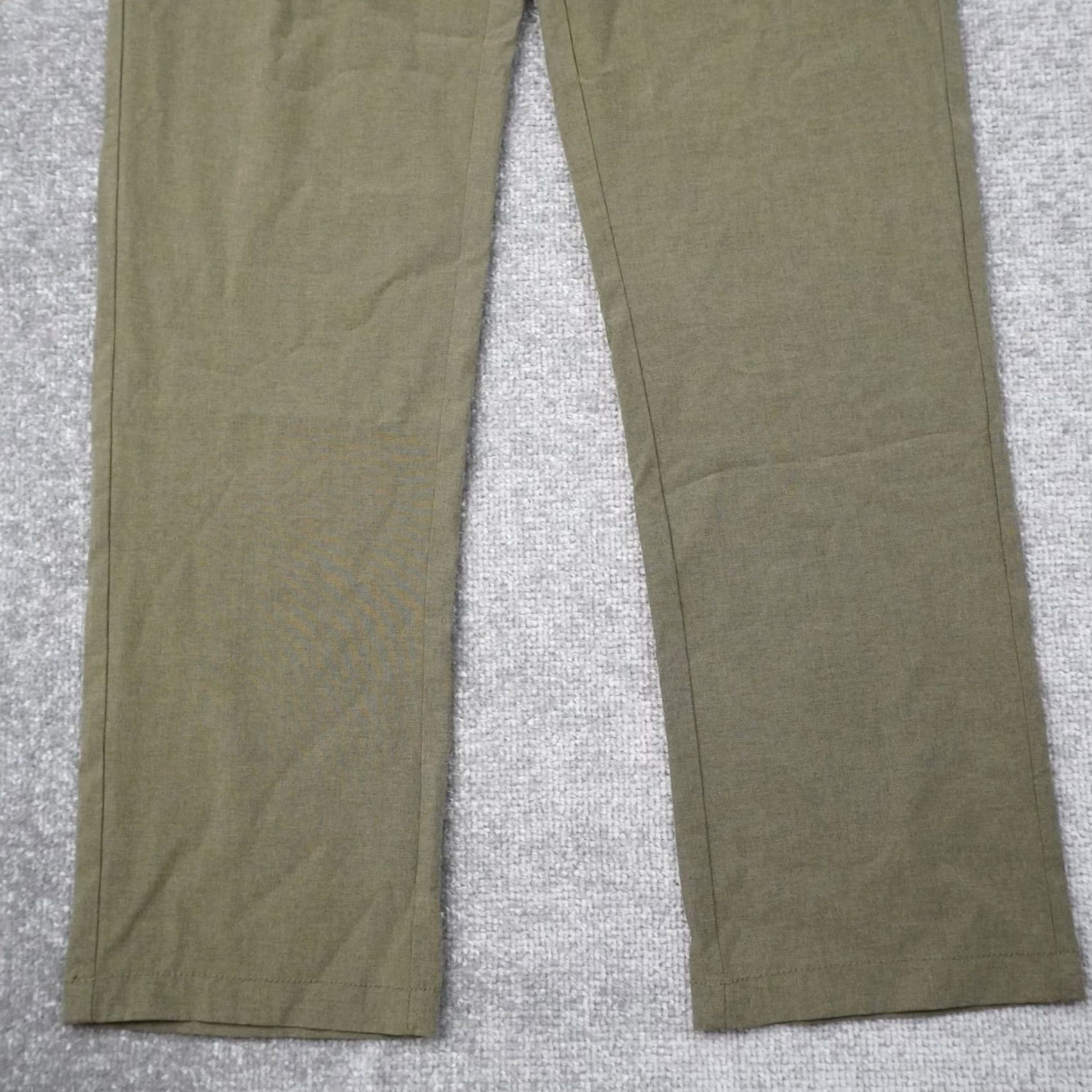 Vintage Linksoul Performance Golf Pants Mens 35x29 Olive Straight Leg Size US 35 - 6 Thumbnail