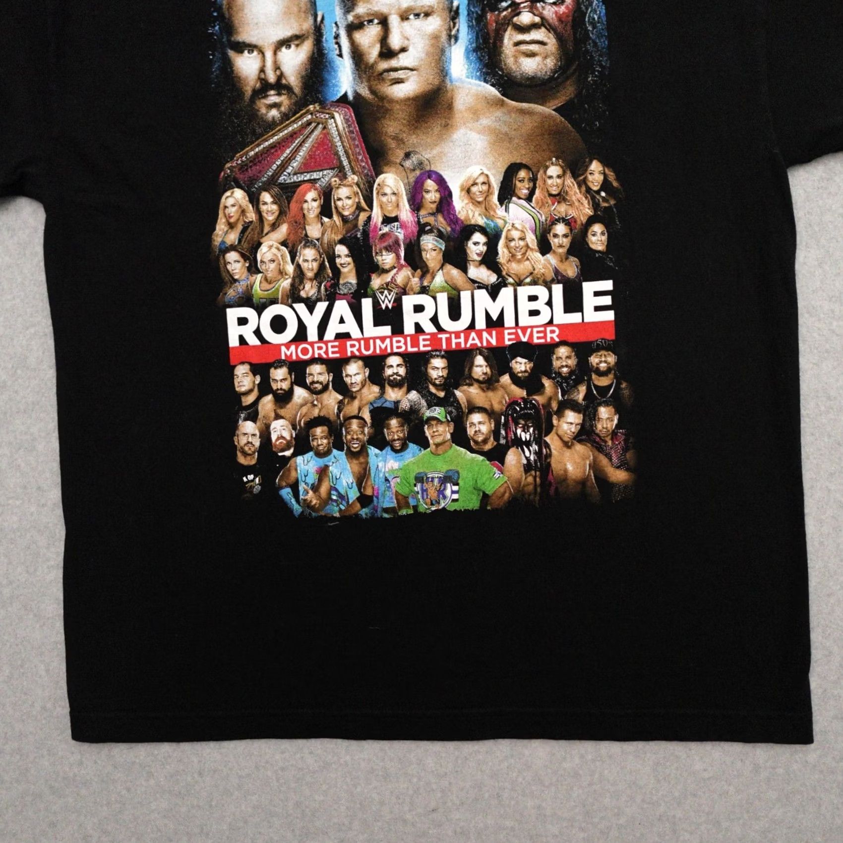 Vintage WWE Royal Rumble 2018 Mens XL in Black I Was There WRESTLING Tshirt 23x30 T-Shirt Mens XL Black I Was There WWE Royal Rumble 2018 Size US XL / EU 56 / 4 - 7 Thumbnail