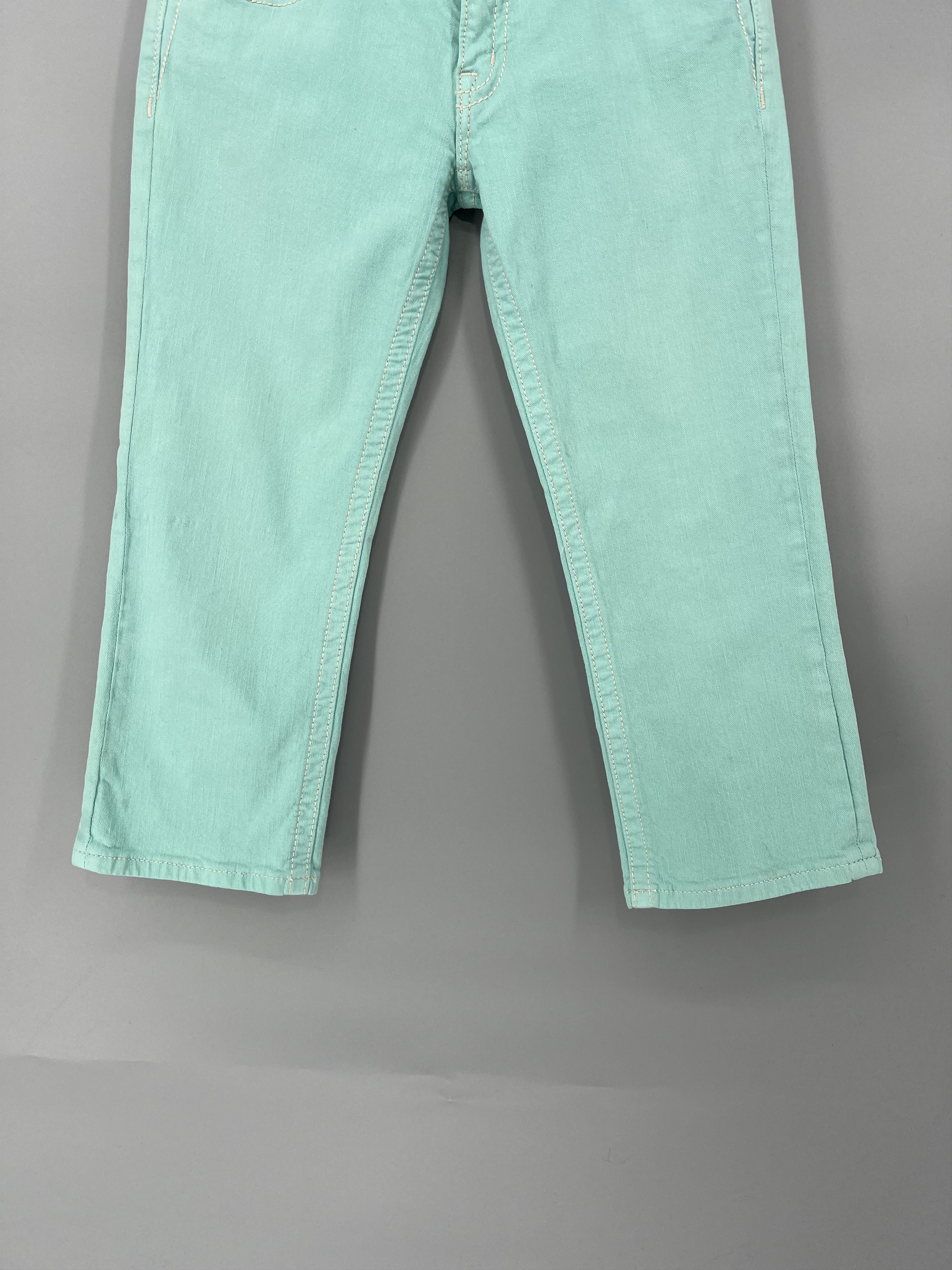 Japanese Brand Miss Me Easy cropped Jeans Women's Size 30 Blue Denim Size 30" / US 8 / IT 44 - 6 Thumbnail