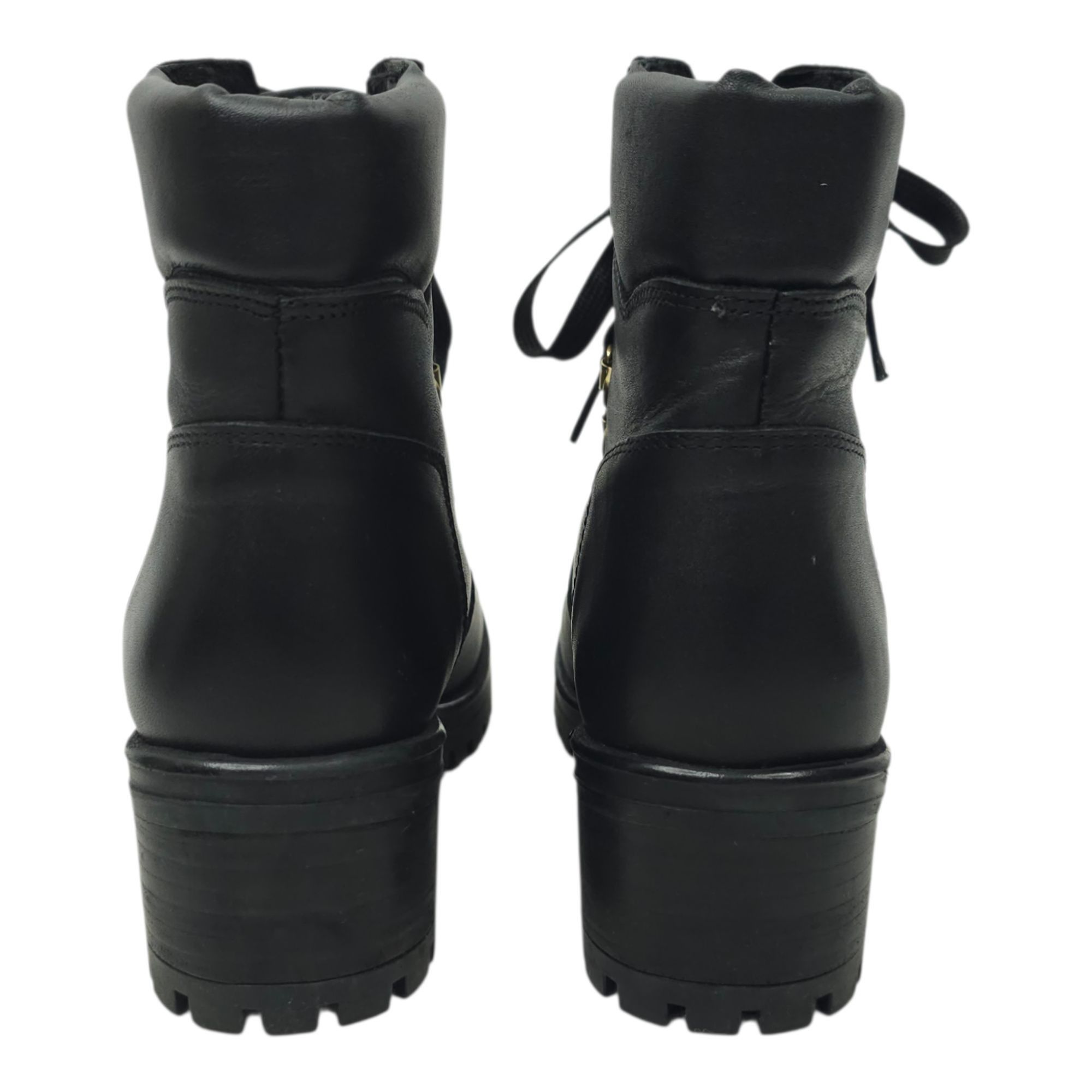 Steve Madden Steve Madden Galway Leather Ankle Boots Size 8.5 Lace Up Size US 8.5 / IT 38.5 - 4 Thumbnail